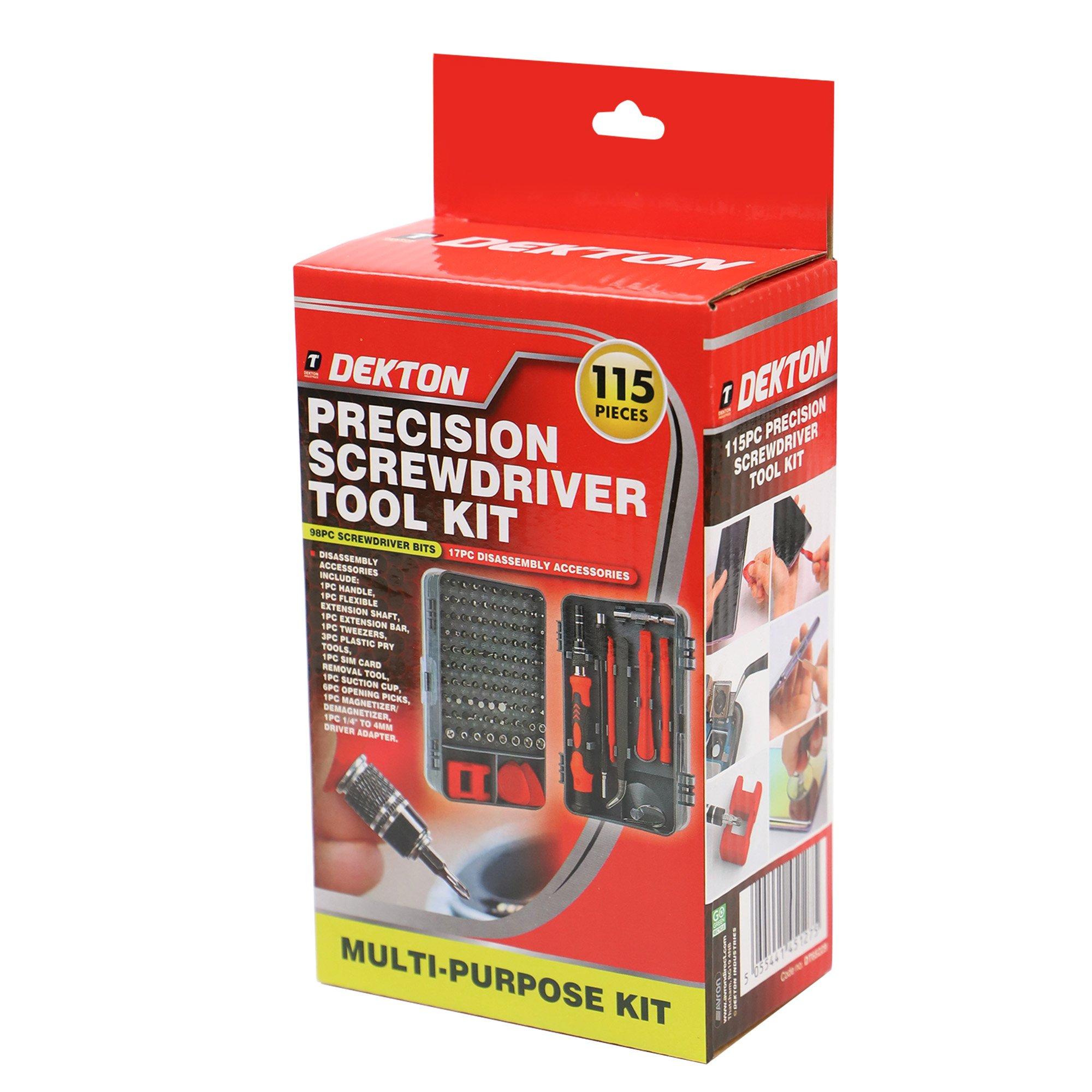 Dekton  115Pc Tool Kit - Black