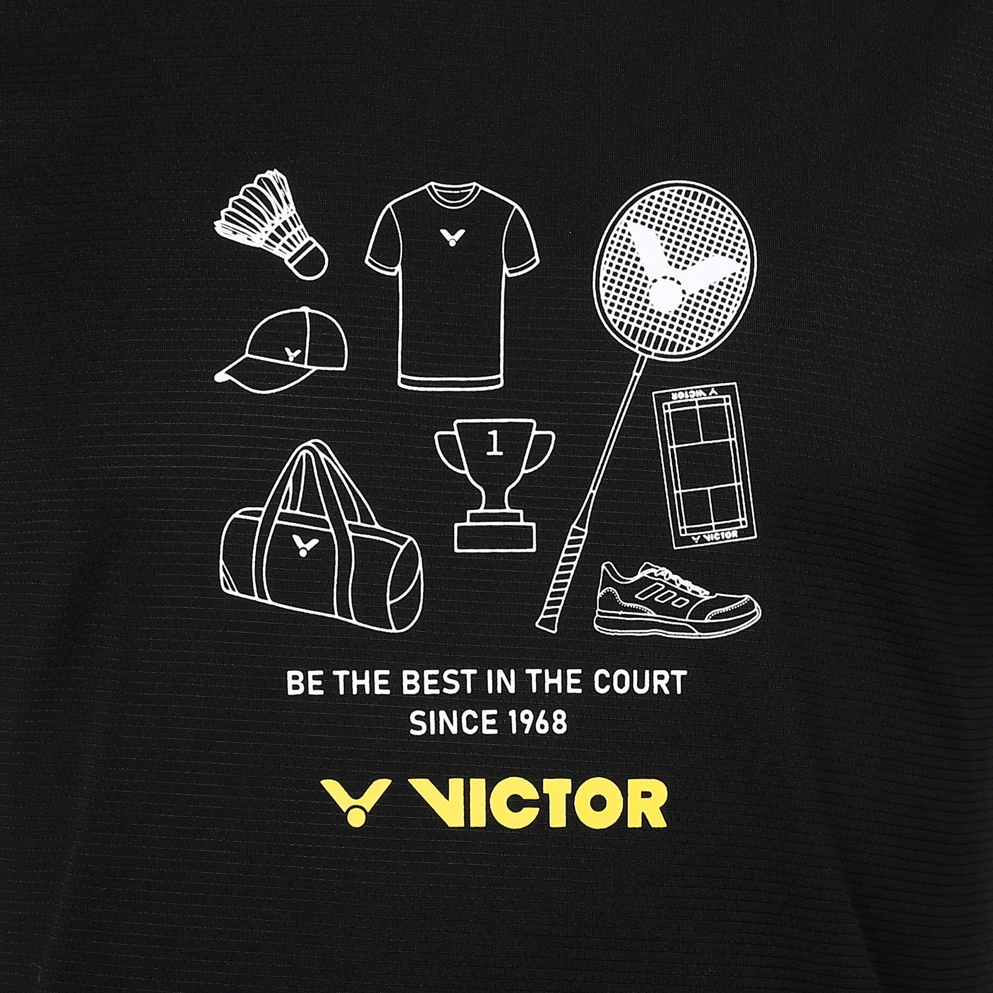 Black - Victor - Men's Short Sleeve Performance T-Shirt - 2