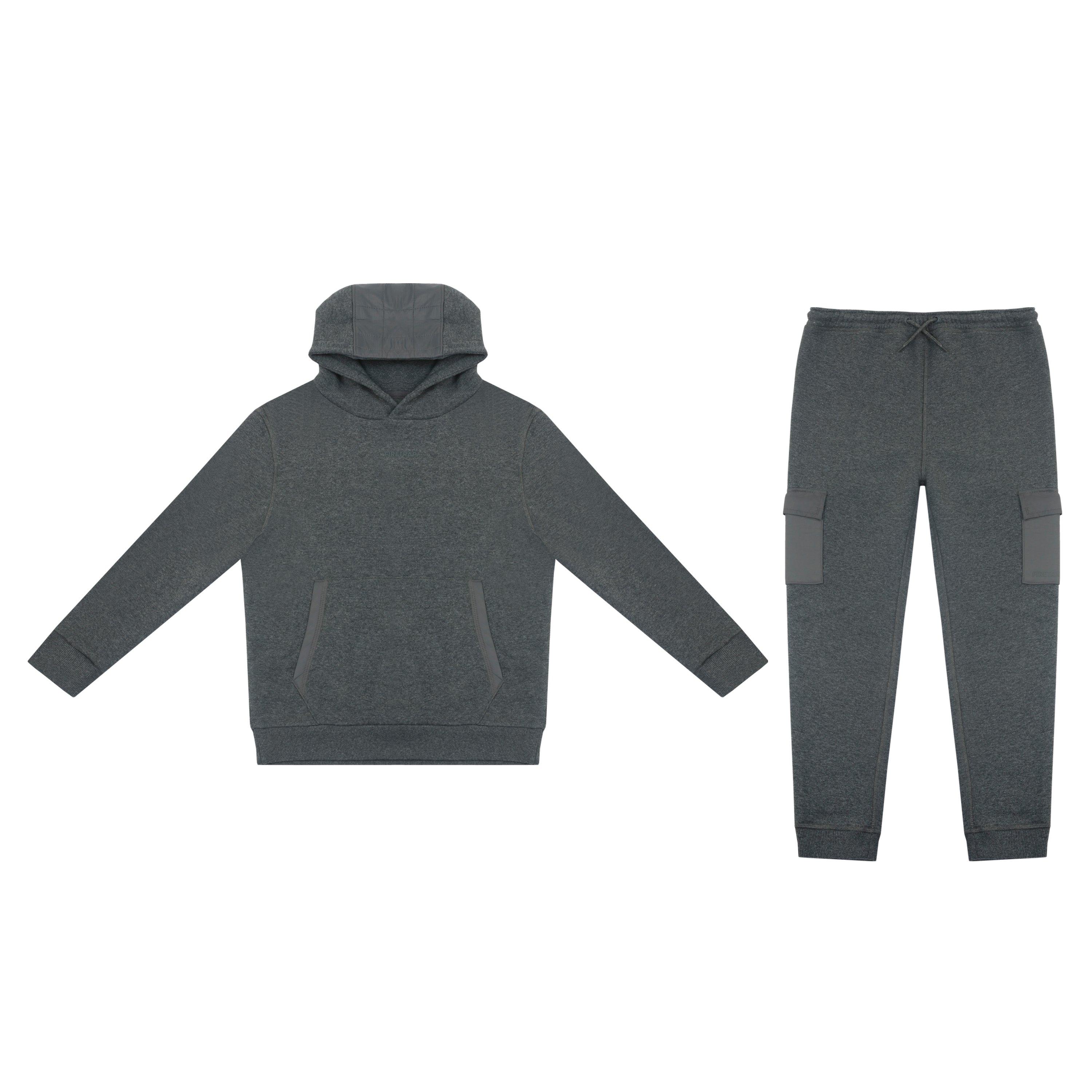 Charcoal - Firetrap - Junior Boys 2pc Jogger Set - 5