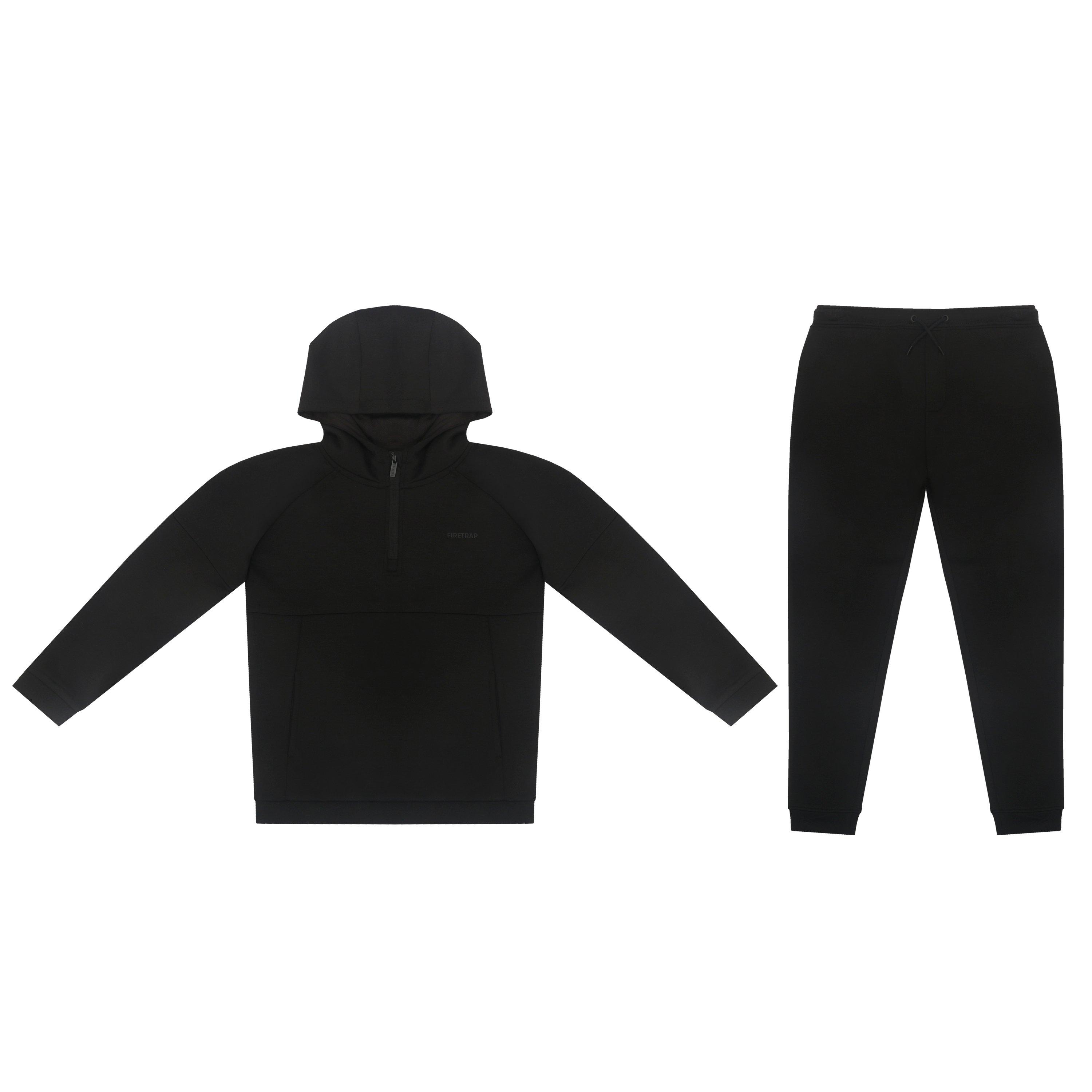 Zwart - Firetrap - 1/4 Zip Set - 5