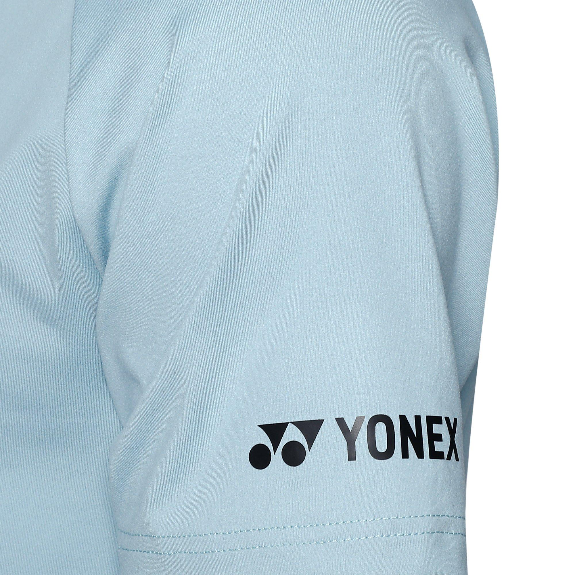Stone Blue - Yonex - Men's Short Sleeve Performance Polo Shirt - 2