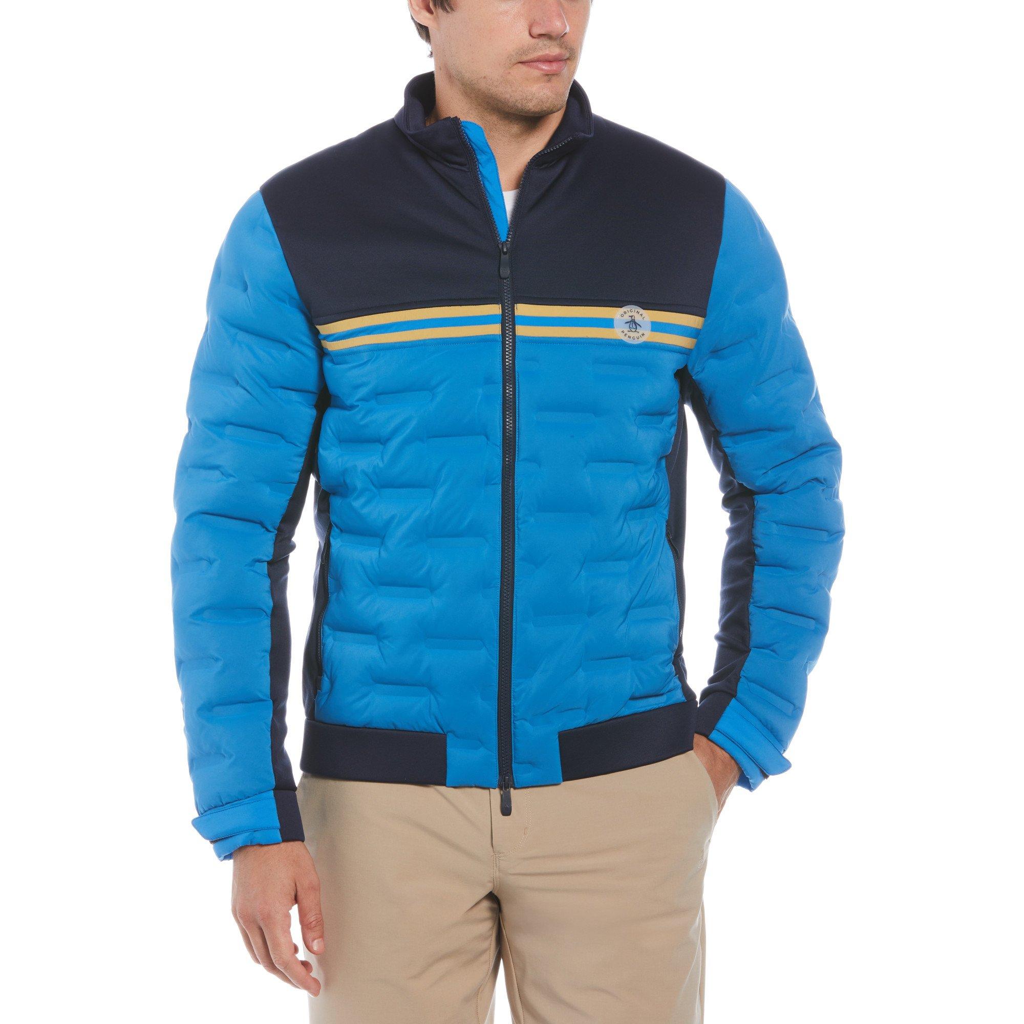 Black Iris - Original Penguin - Men's Golf Insulated Performance Tennis Jacket - 1