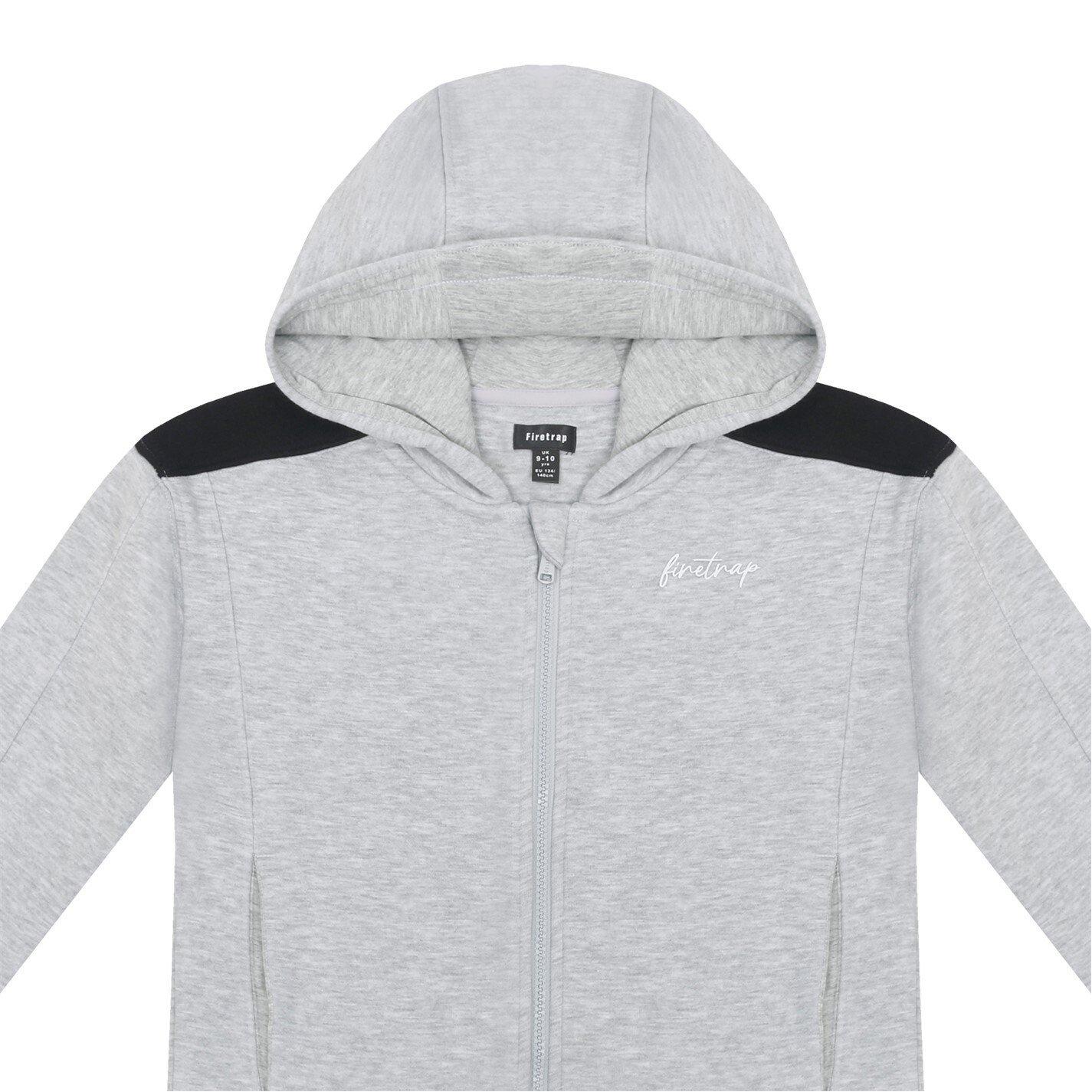 Gris/Negro - Firetrap - Junior Girls 3pc Jogger Set - 5