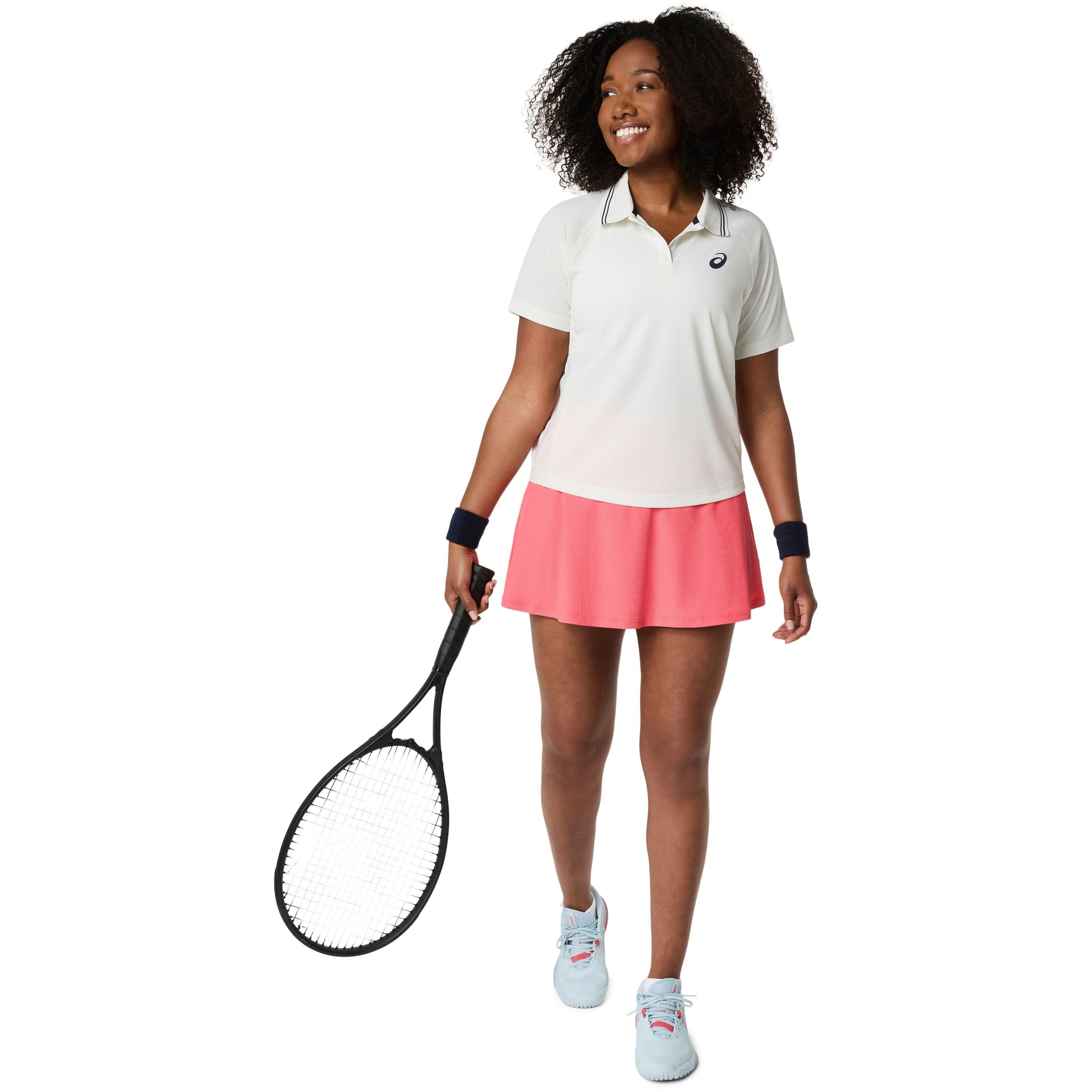 Cream - Asics - Women's Short Sleeve Performance Polo Shirt - 4