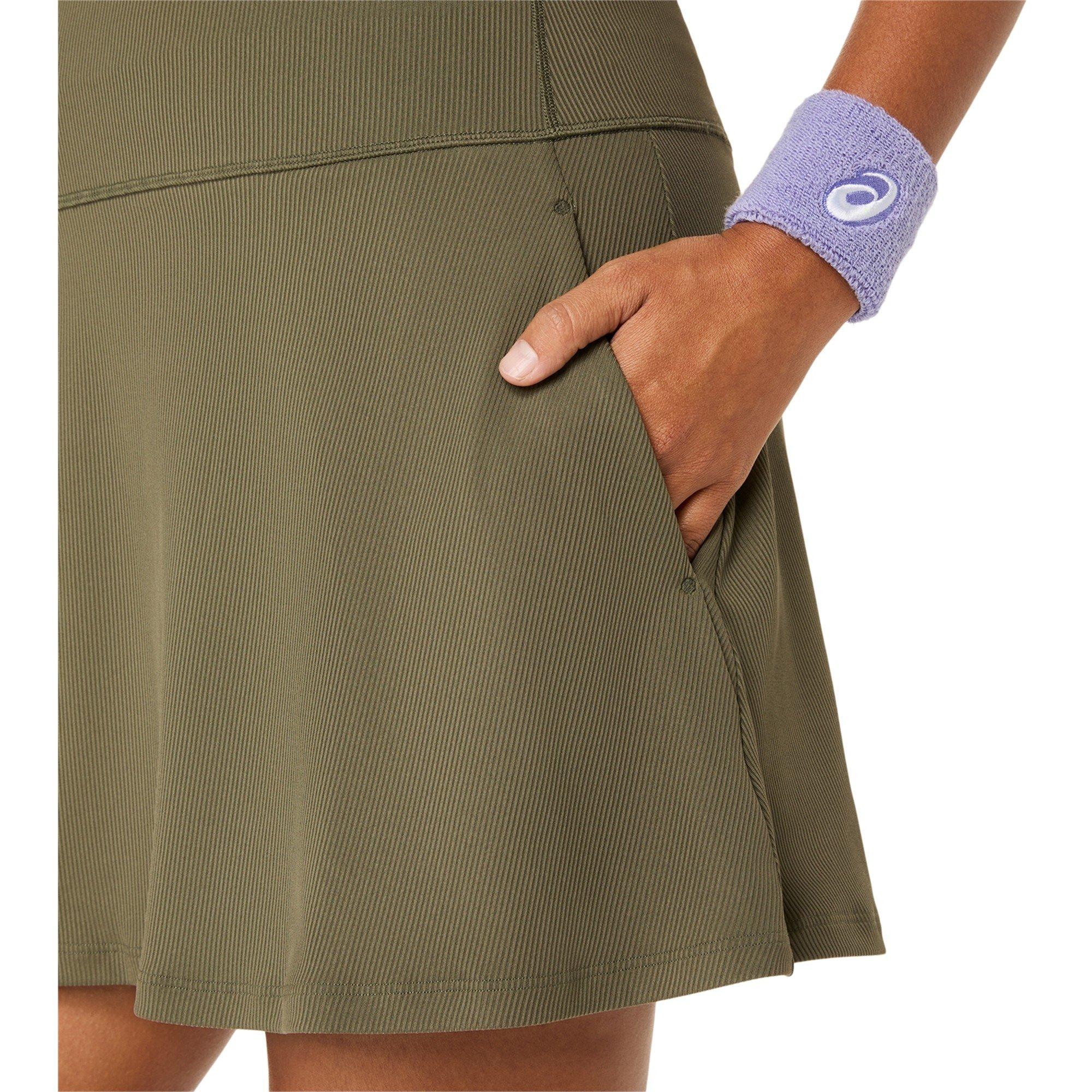 Dark Olive - Asics - Women's Tennis Dress - 4