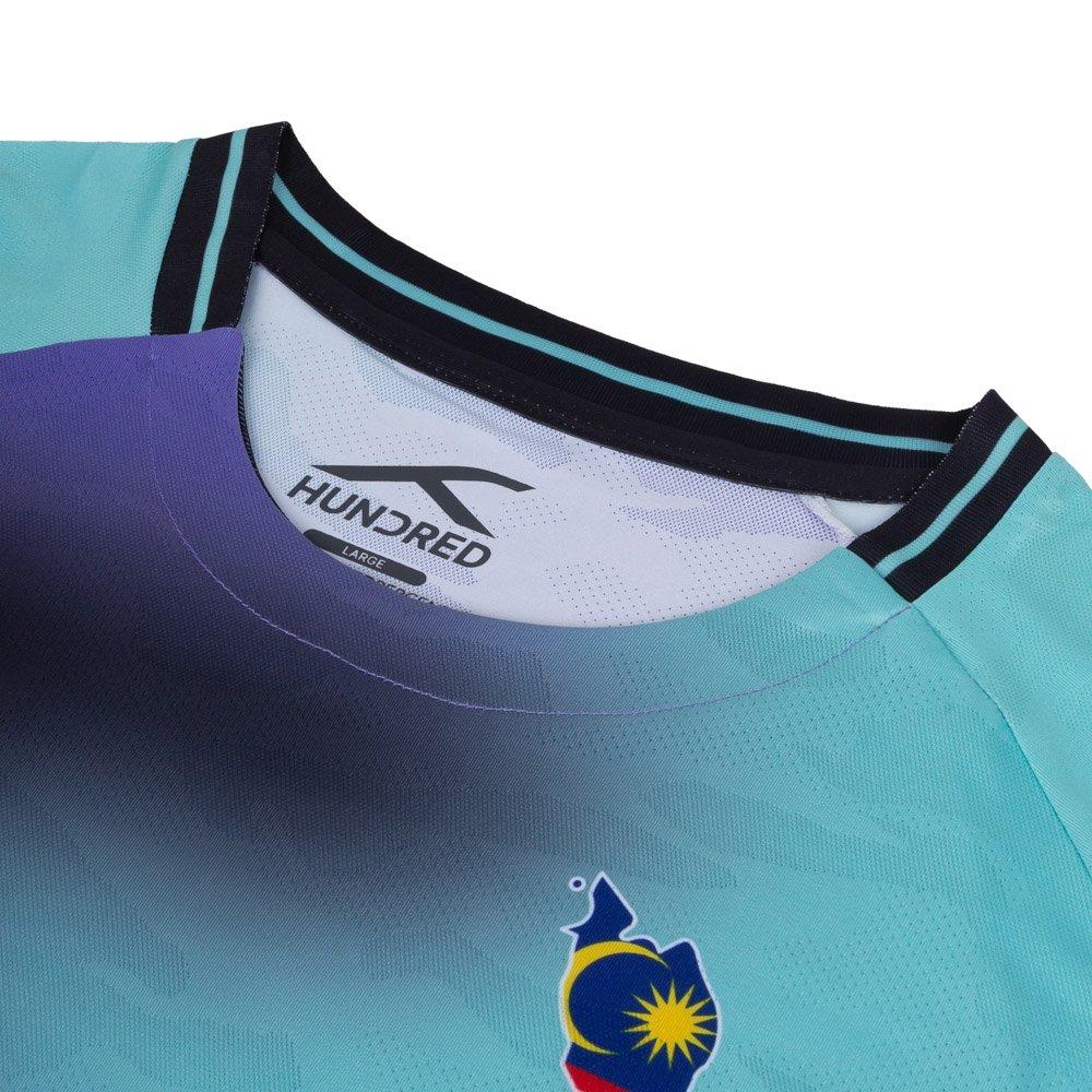 Black/Blue - Hundred - Men's Short Sleeve Performance T-Shirt - 3