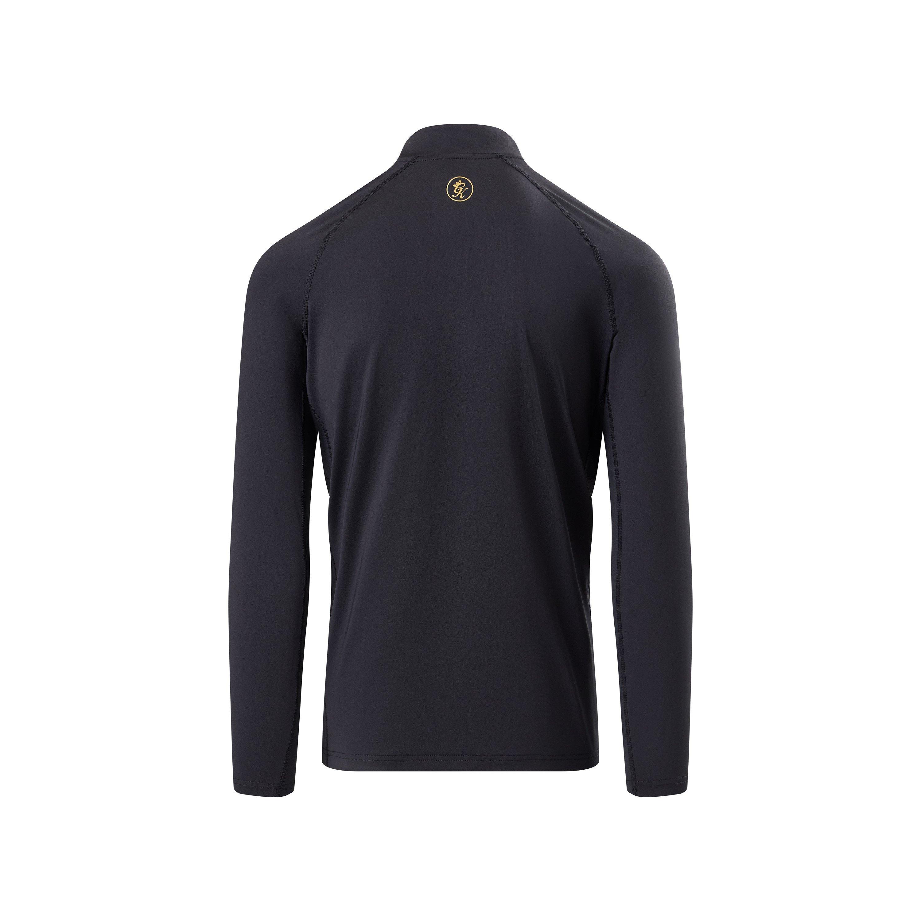 Zwart/Goud - Gym King - Gym King Energy quarter Zip Funnel - 2