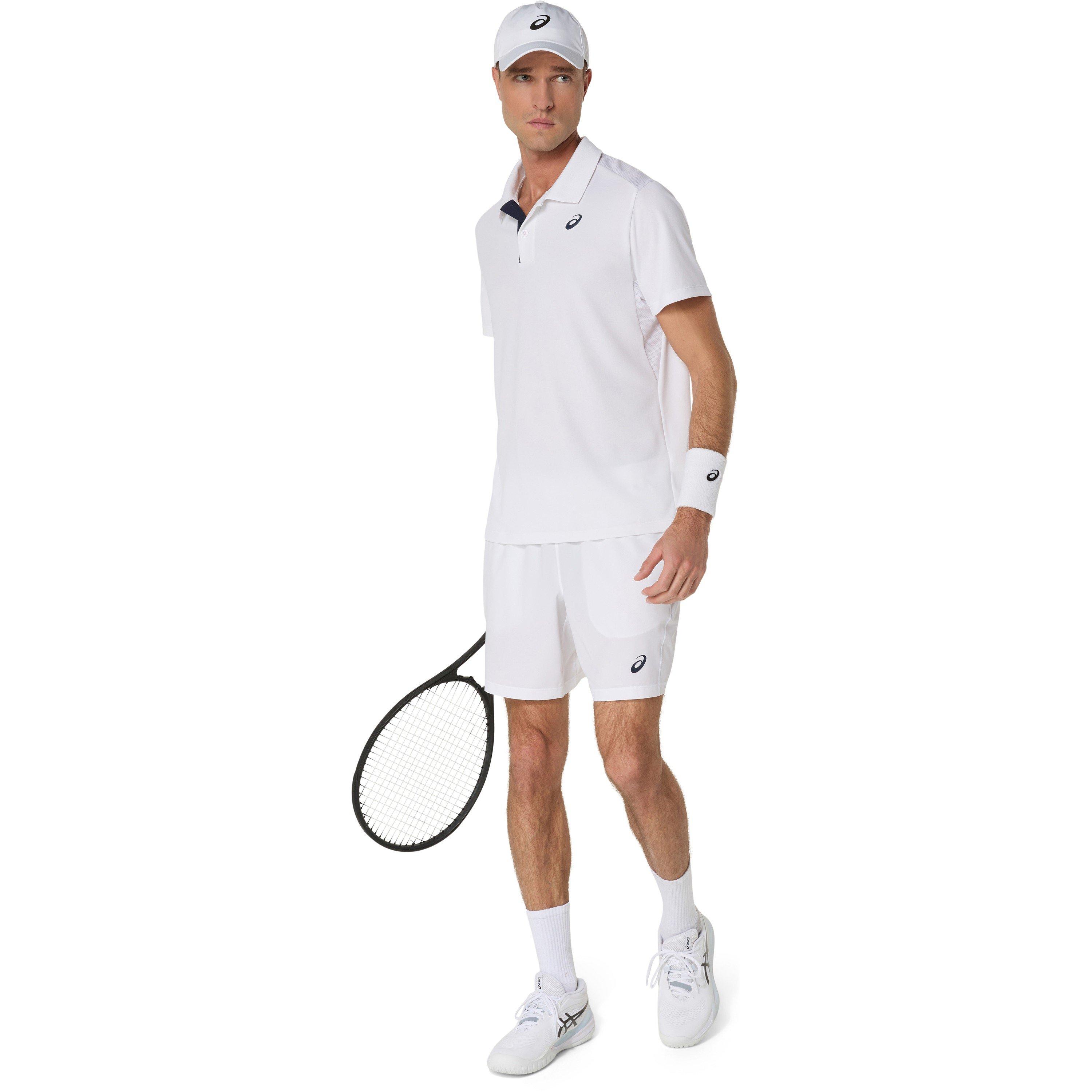 Blanc Brillant - Asics - Court Polo Shirt Mens - 5