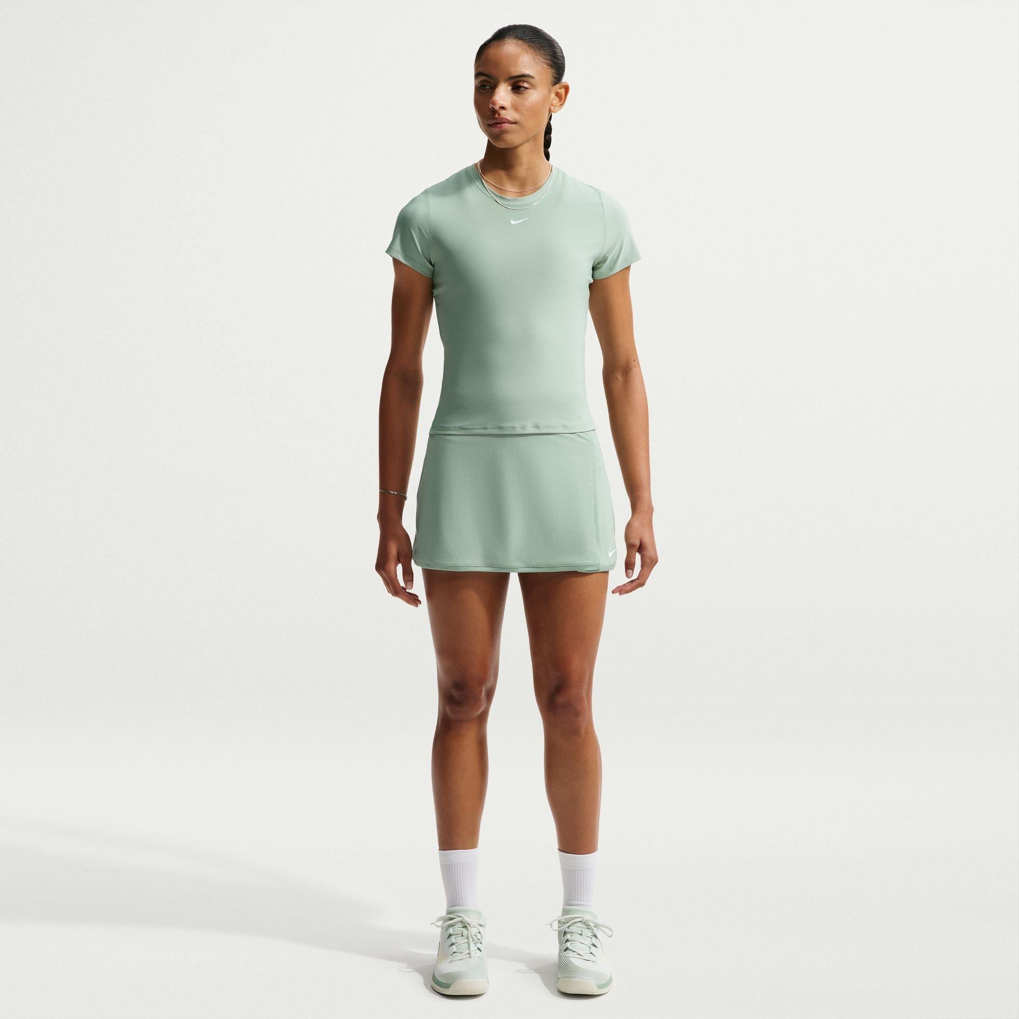 Steam/White - Nike - NikeCourt Dri-FIT Victory Women's Tennis Skirt - 6