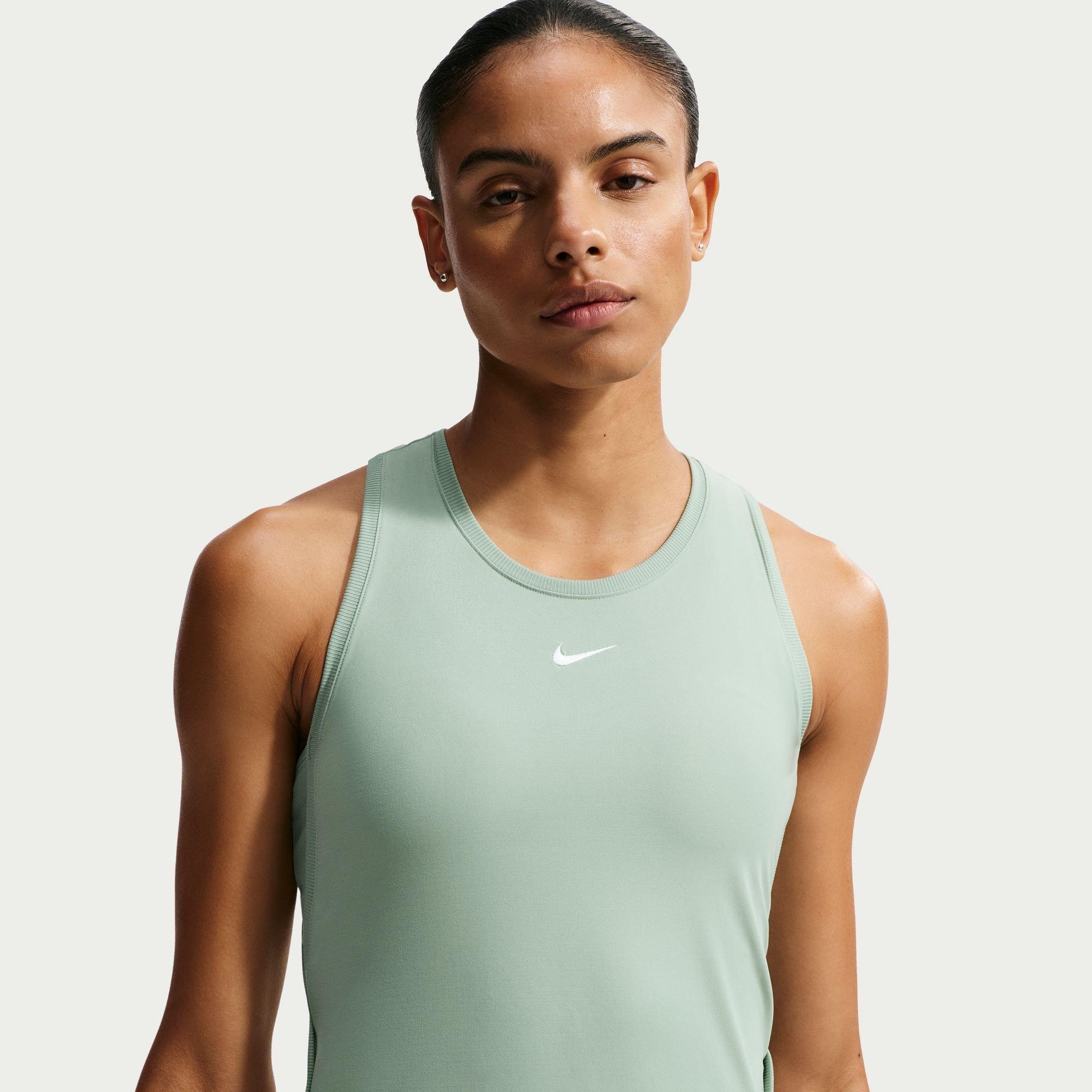 Nike Women's Nikecourt Victory Tennis Tank - Steam/White - 14 (L)