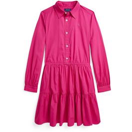 Polo Ralph Lauren Cotton Poplin Shirt Dress Juniors