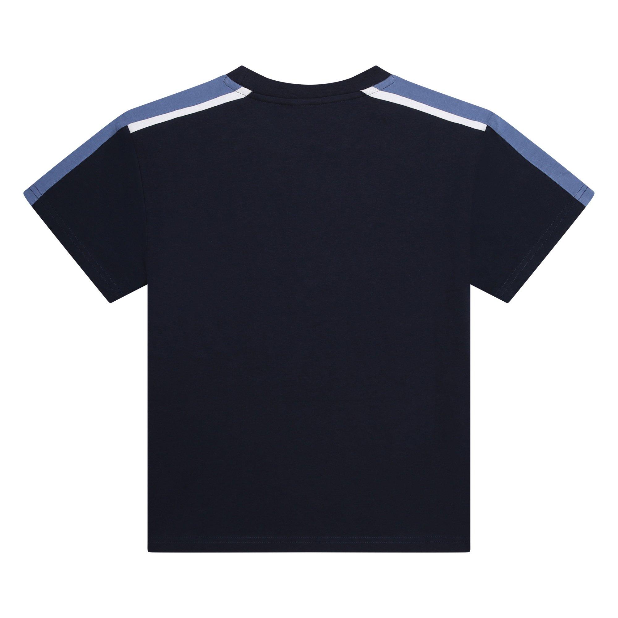 Navy 849 - Boss - Kids Side Logo T-Shirt, Logo Design - 2
