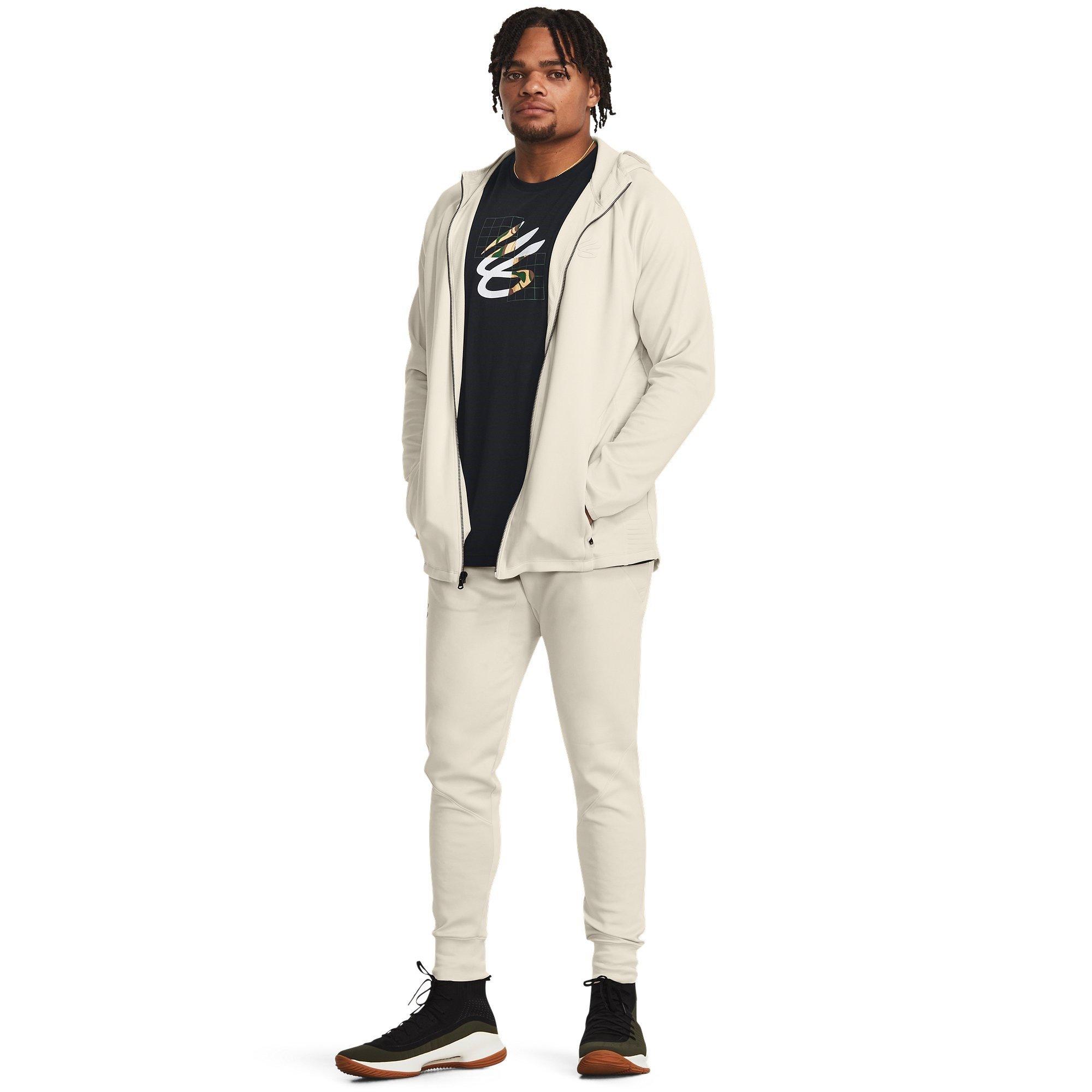 Weiß - Under Armour - Curry Playable Jacket Mens - 4