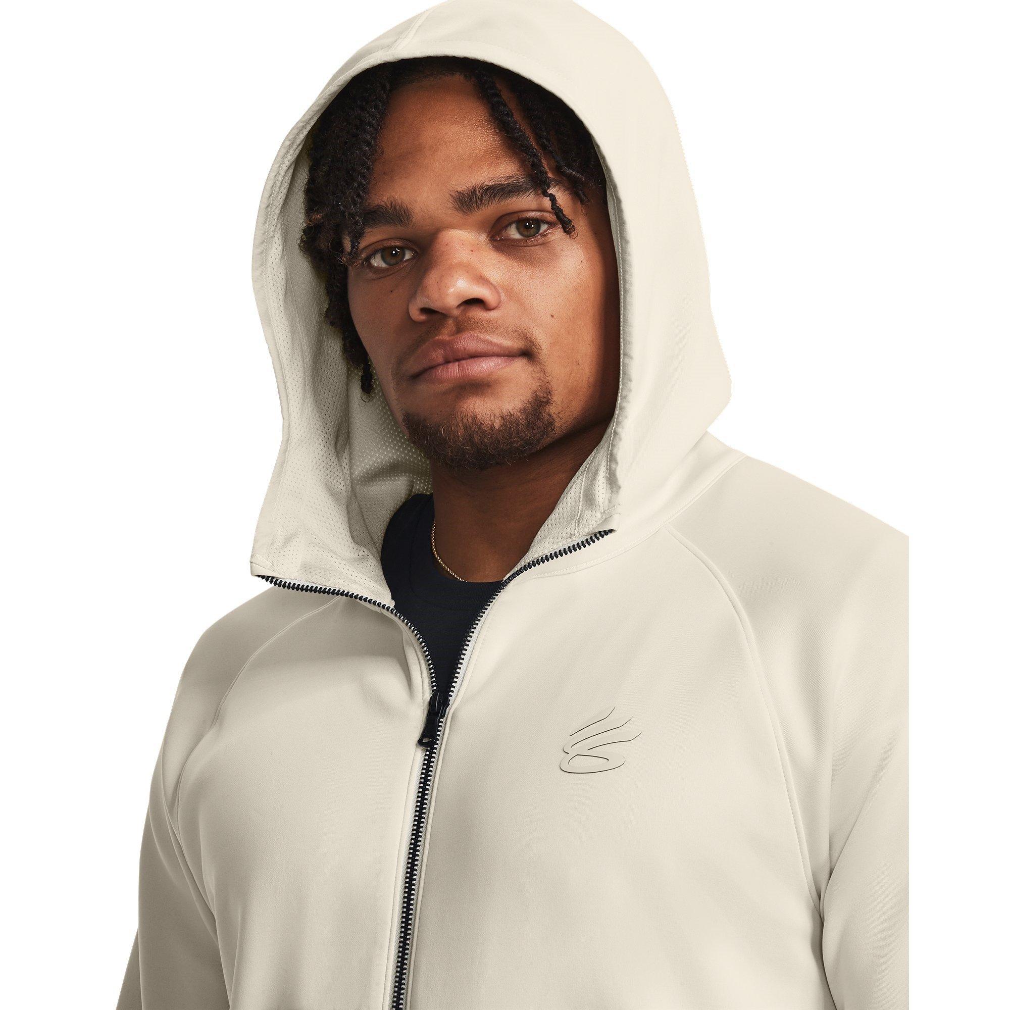 Weiß - Under Armour - Curry Playable Jacket Mens - 5