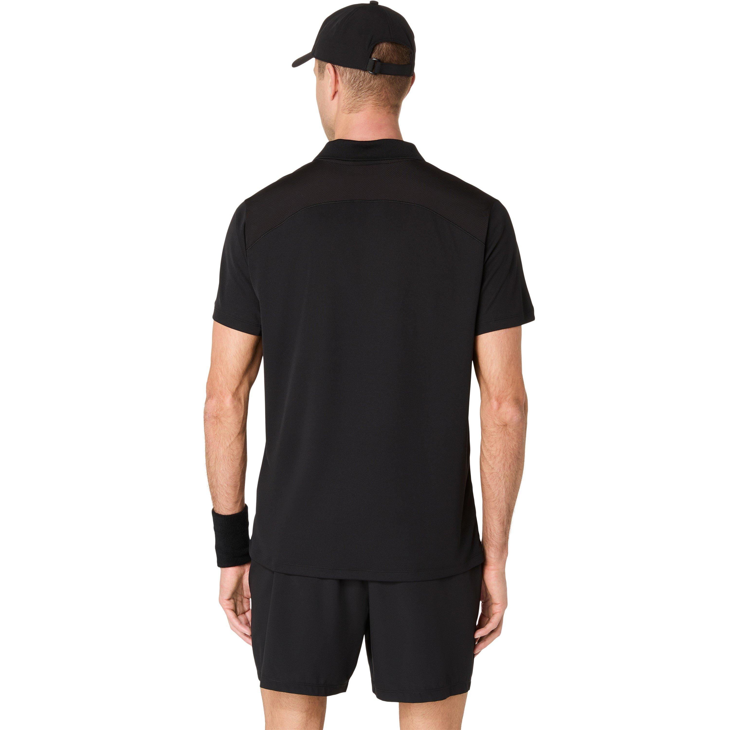 Perf Black - Asics - Court Polo Shirt Mens - 2