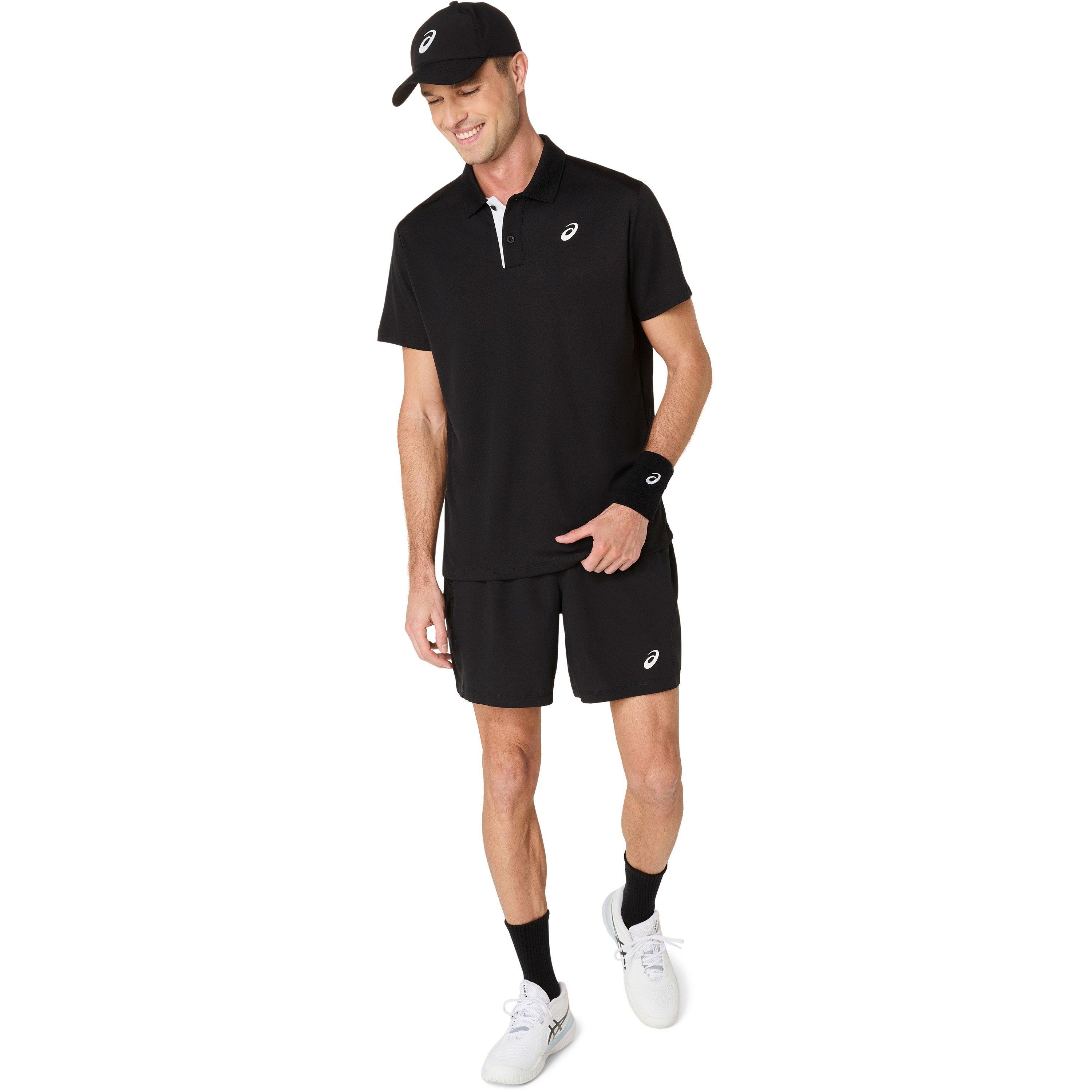 Perf Black - Asics - Court Polo Shirt Mens - 3