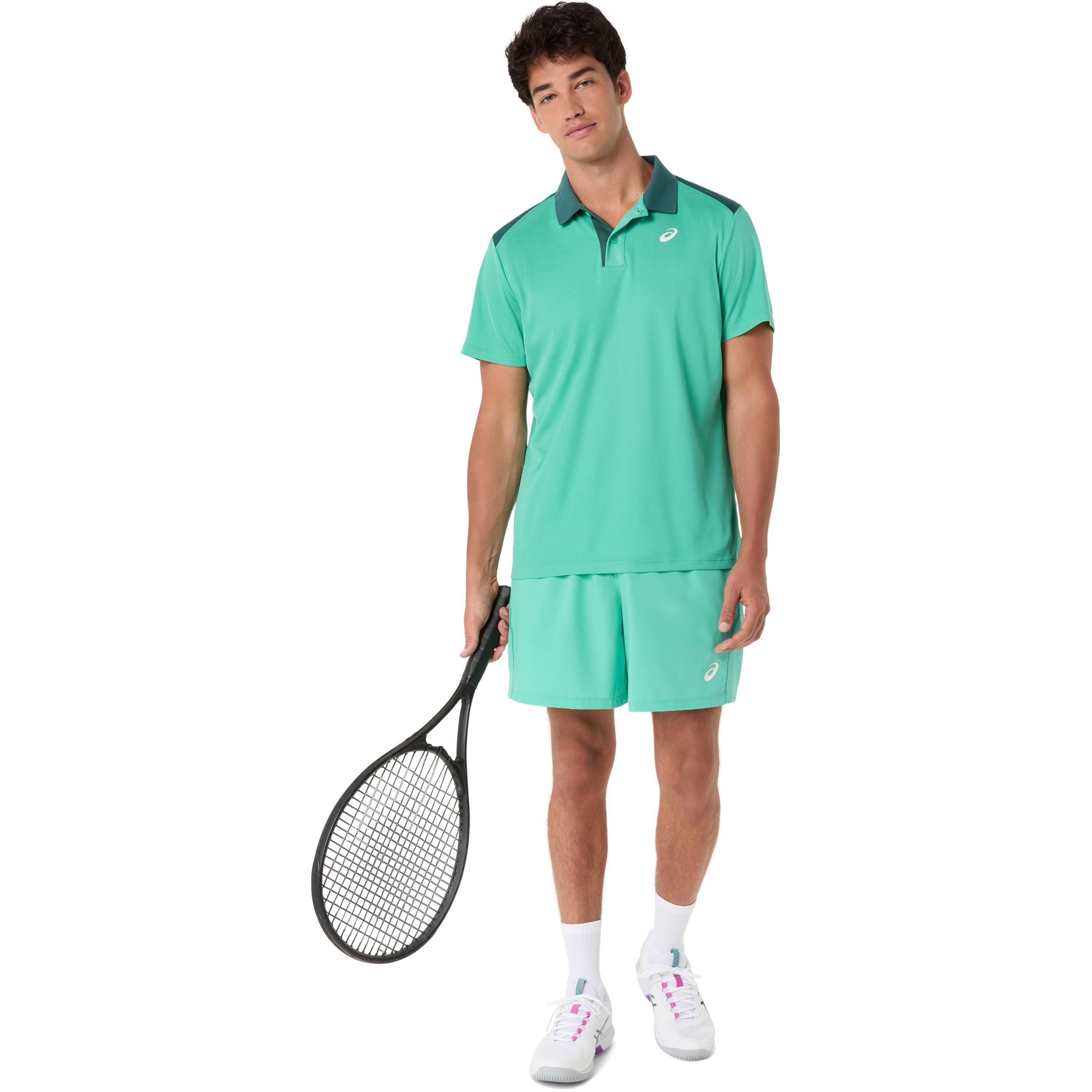 Grün - Asics - Court Polo Shirt Mens - 3