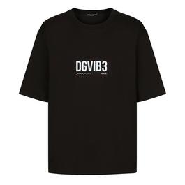 Dolce and Gabbana Dg Vib3 T Shirt Sn34