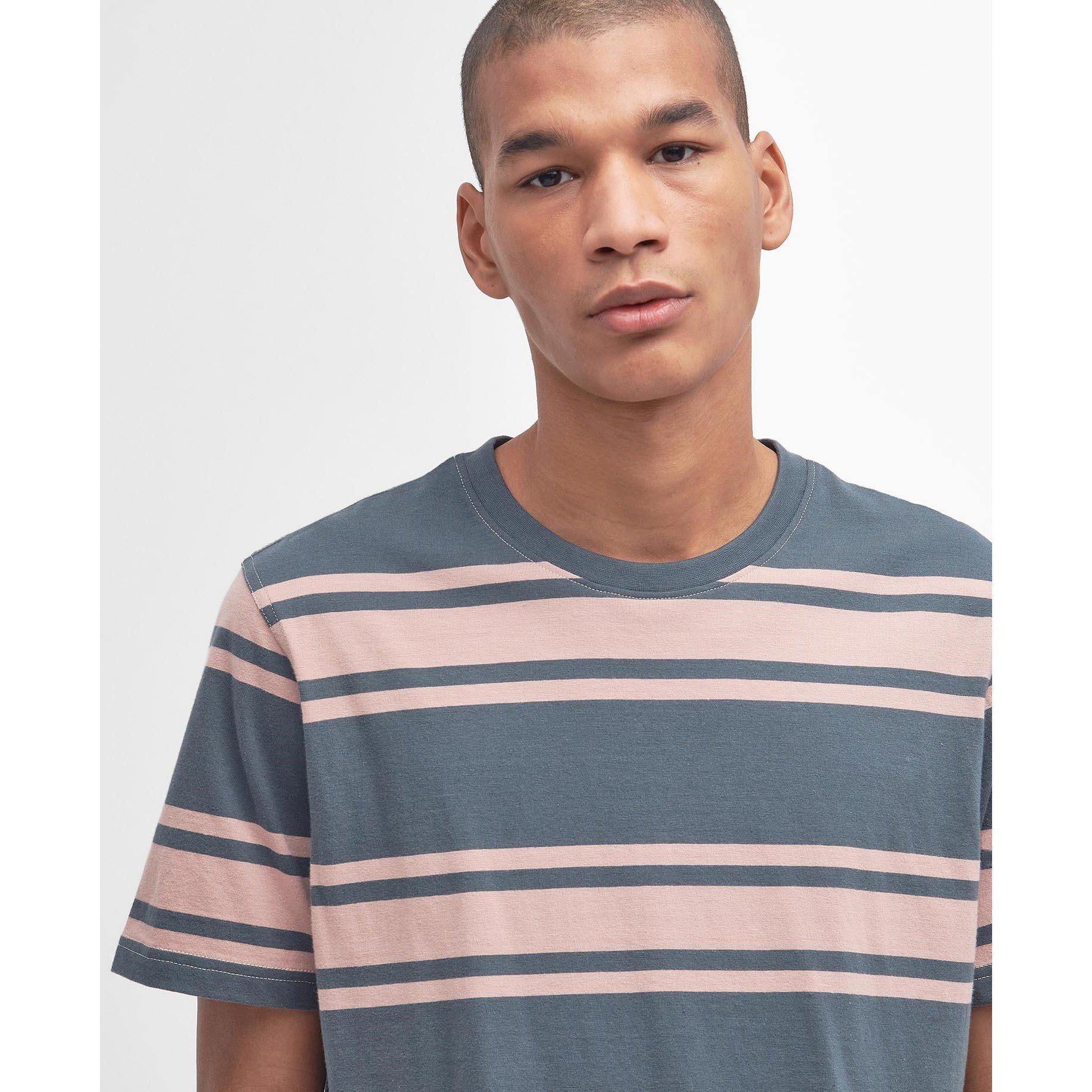 Dark Slate GY99 - Barbour - Kilton Striped T-Shirt - 4