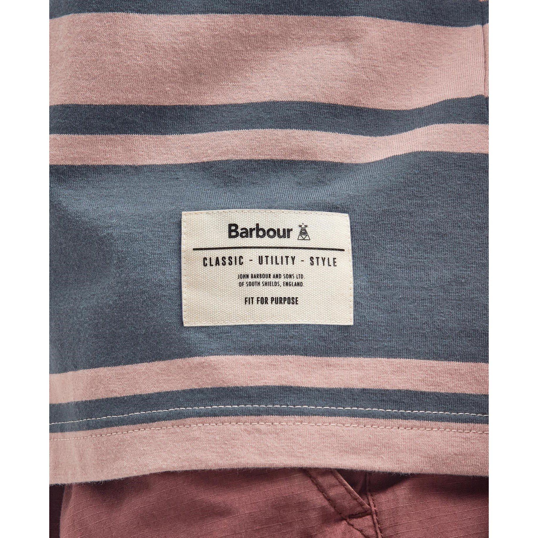 Dark Slate GY99 - Barbour - Kilton Striped T-Shirt - 5