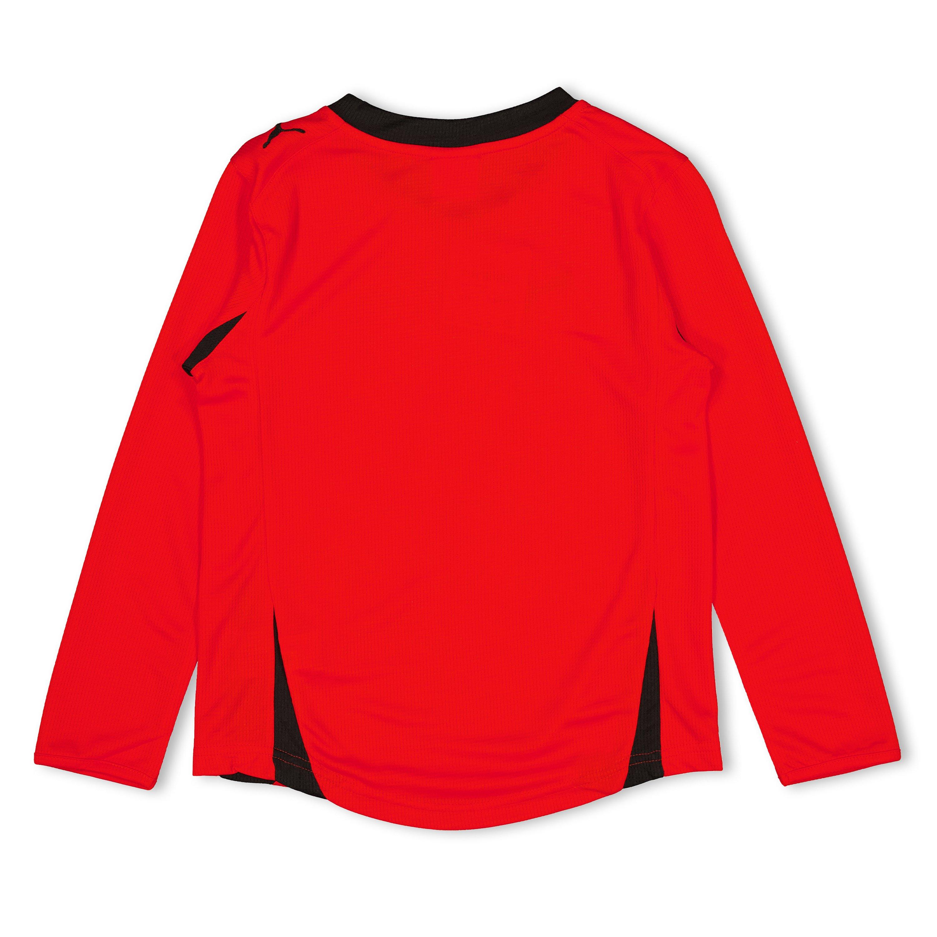 Red - Puma - (5) Boy Pwr-C 5.10 Ls Shirt Juniors - 2