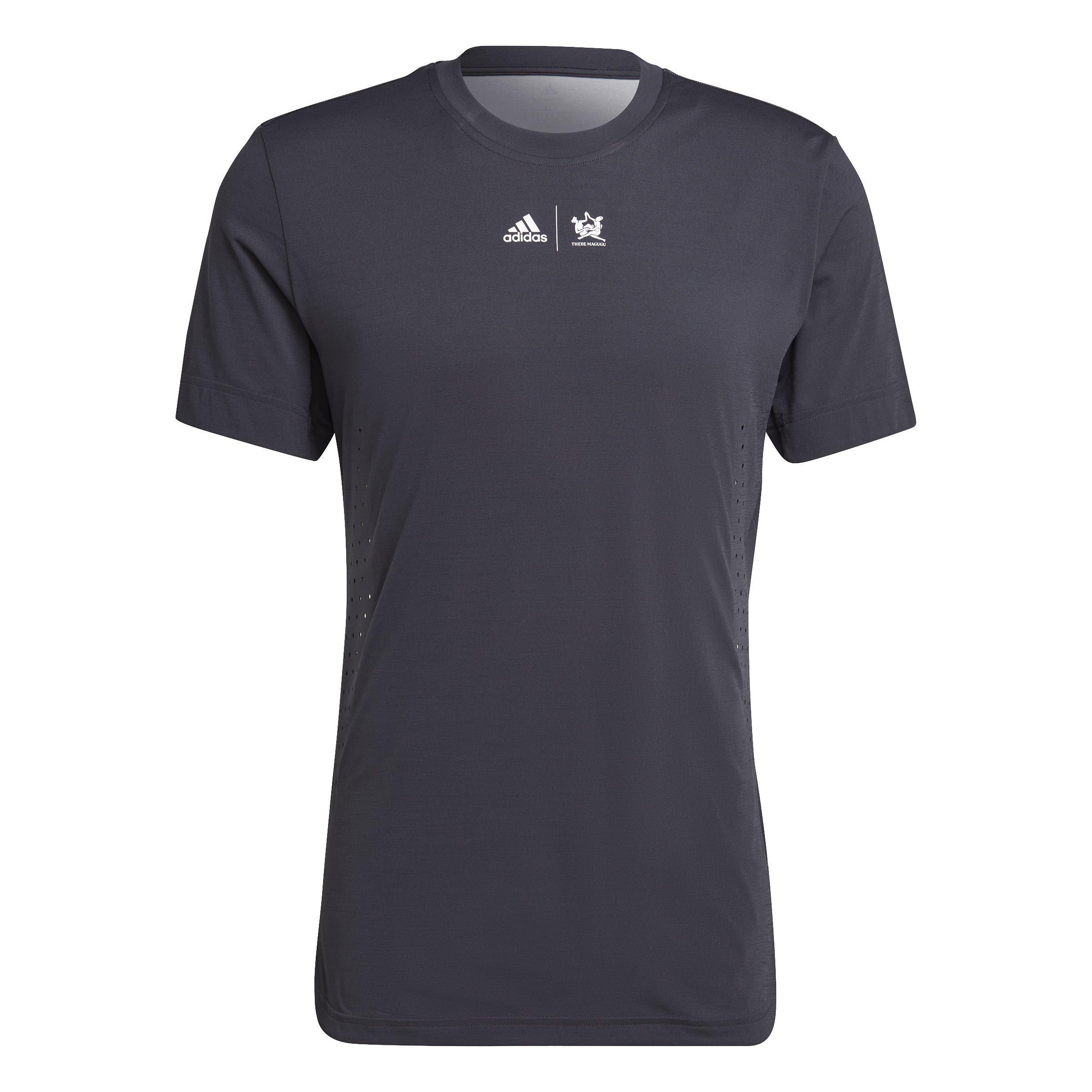 Adidas  New York Graphic Tennis Tee - Grey - XS