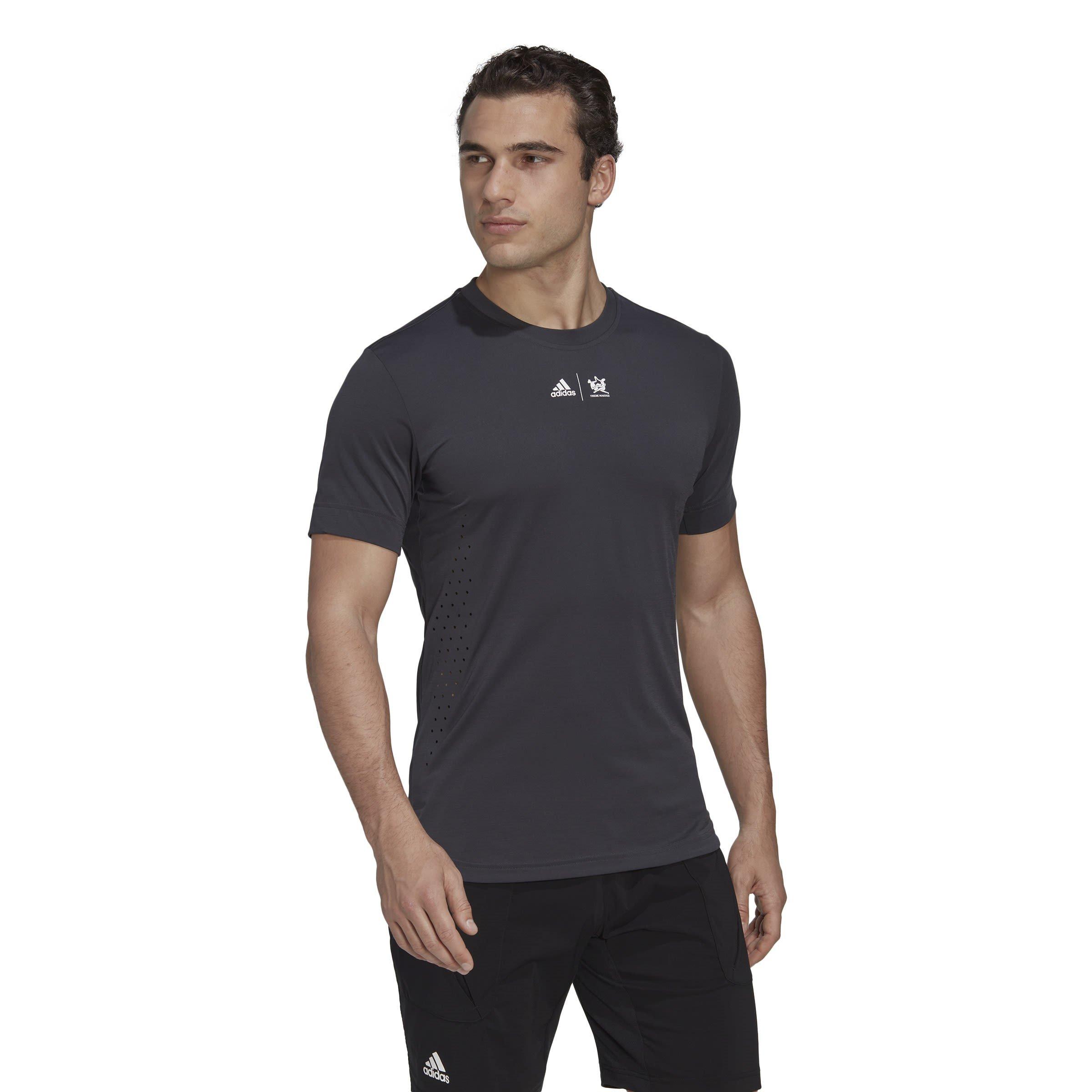 Sivo - adidas - New York Graphic Tennis Tee - 2