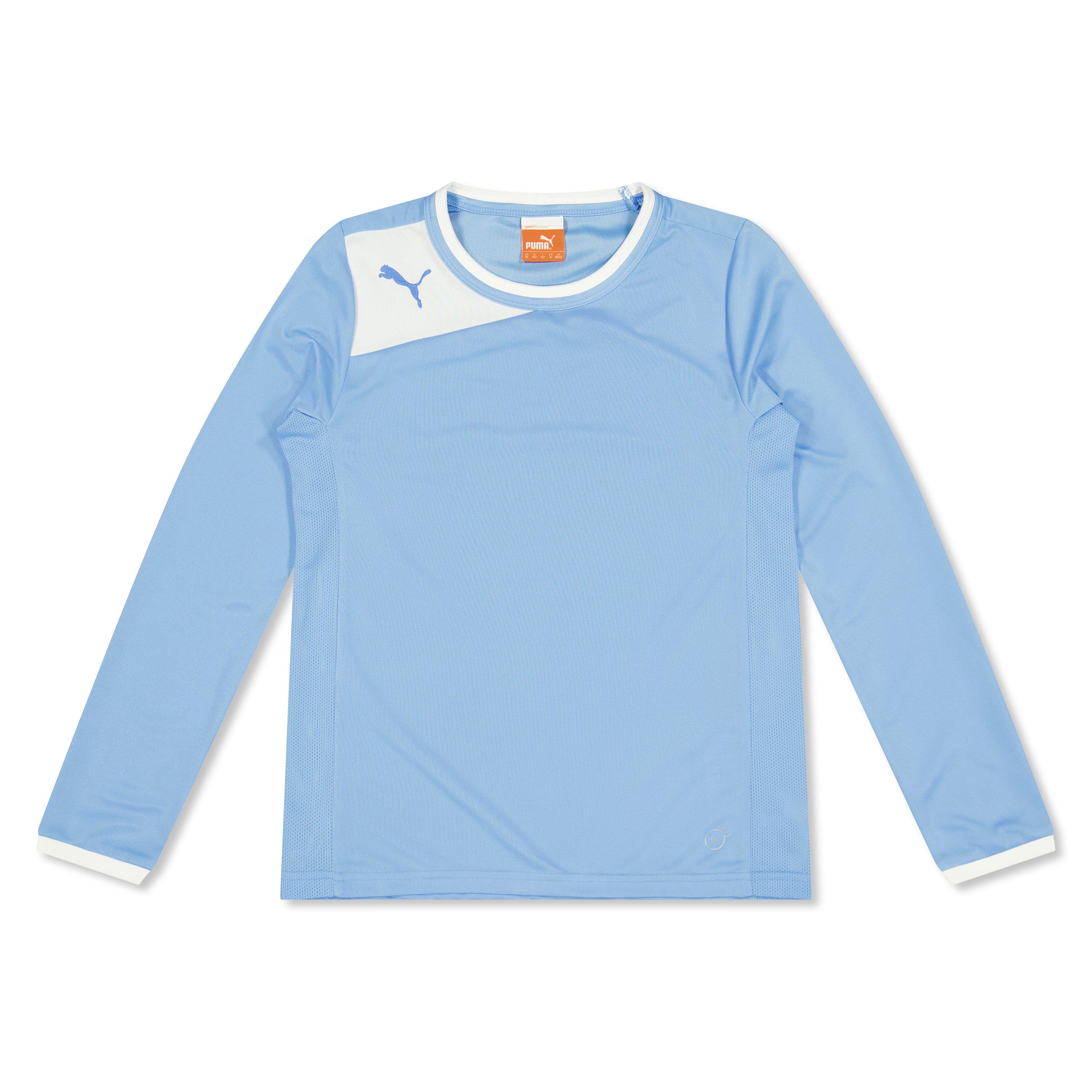 Puma  Kids (13) Fb Powercat 5.12 Ls Shirt Juniors - Blue - 14 (2XL)