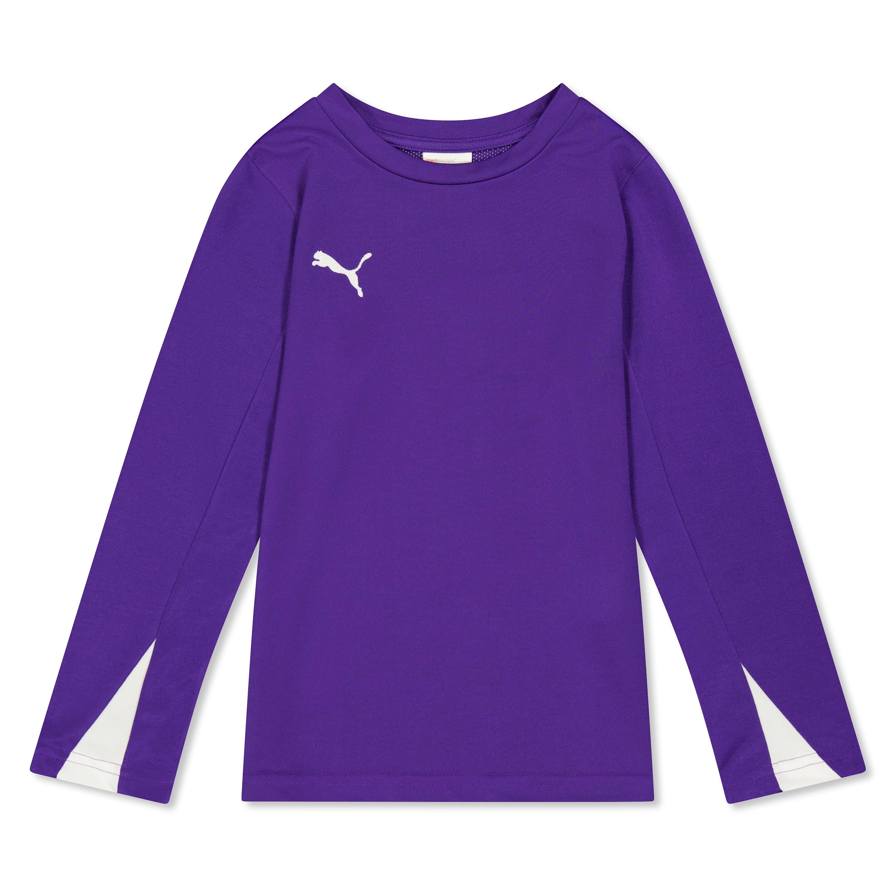 Puma  Kids ' Team Long Sleeve Performance Gym Top - Purple - 16 (4XL)