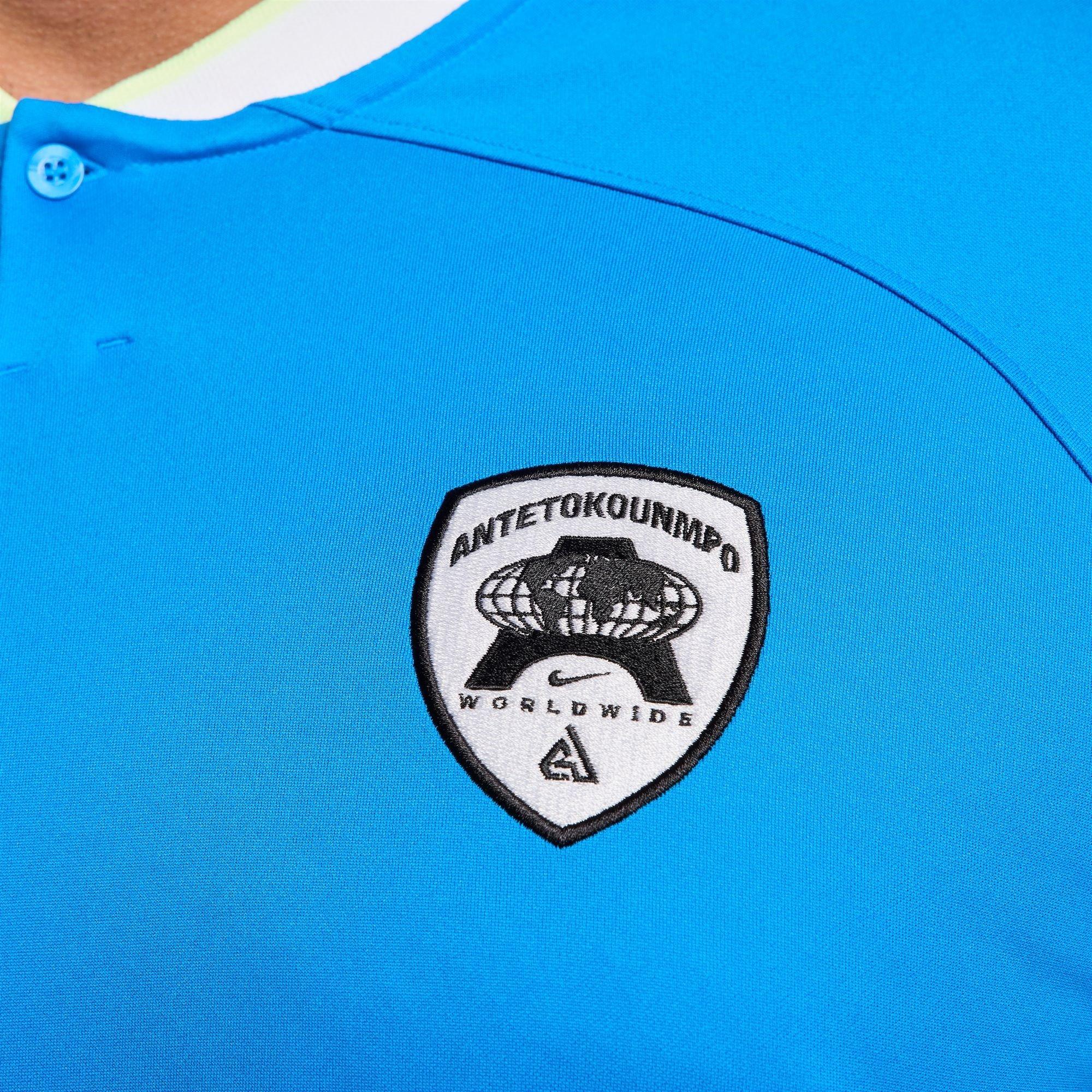 Foto Blå/Volt - Nike - Giannis Dri-FIT Long Sleeve Basketball Top Mens - 12