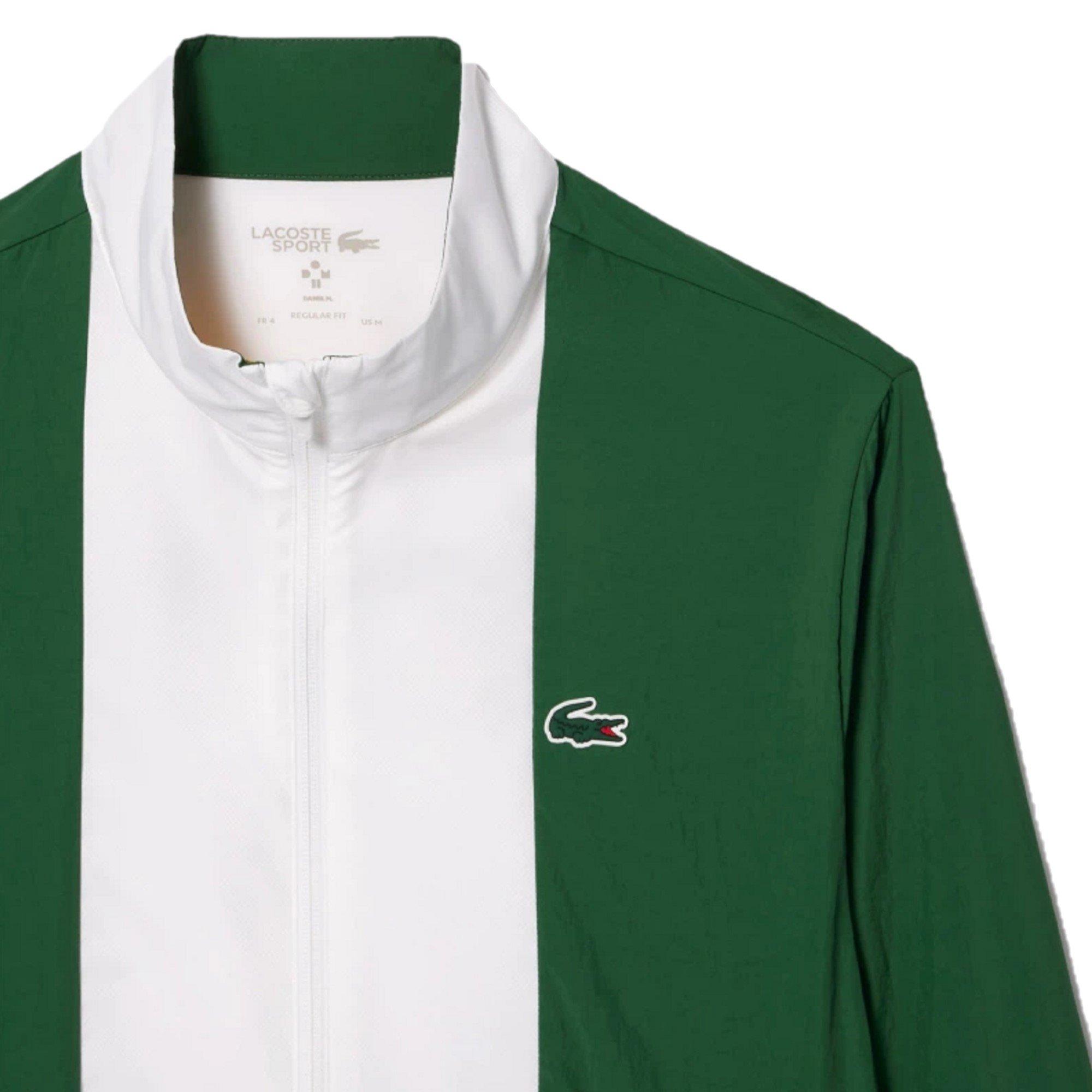 Green/White - Lacoste - Men's Poly Tracksuit - 3