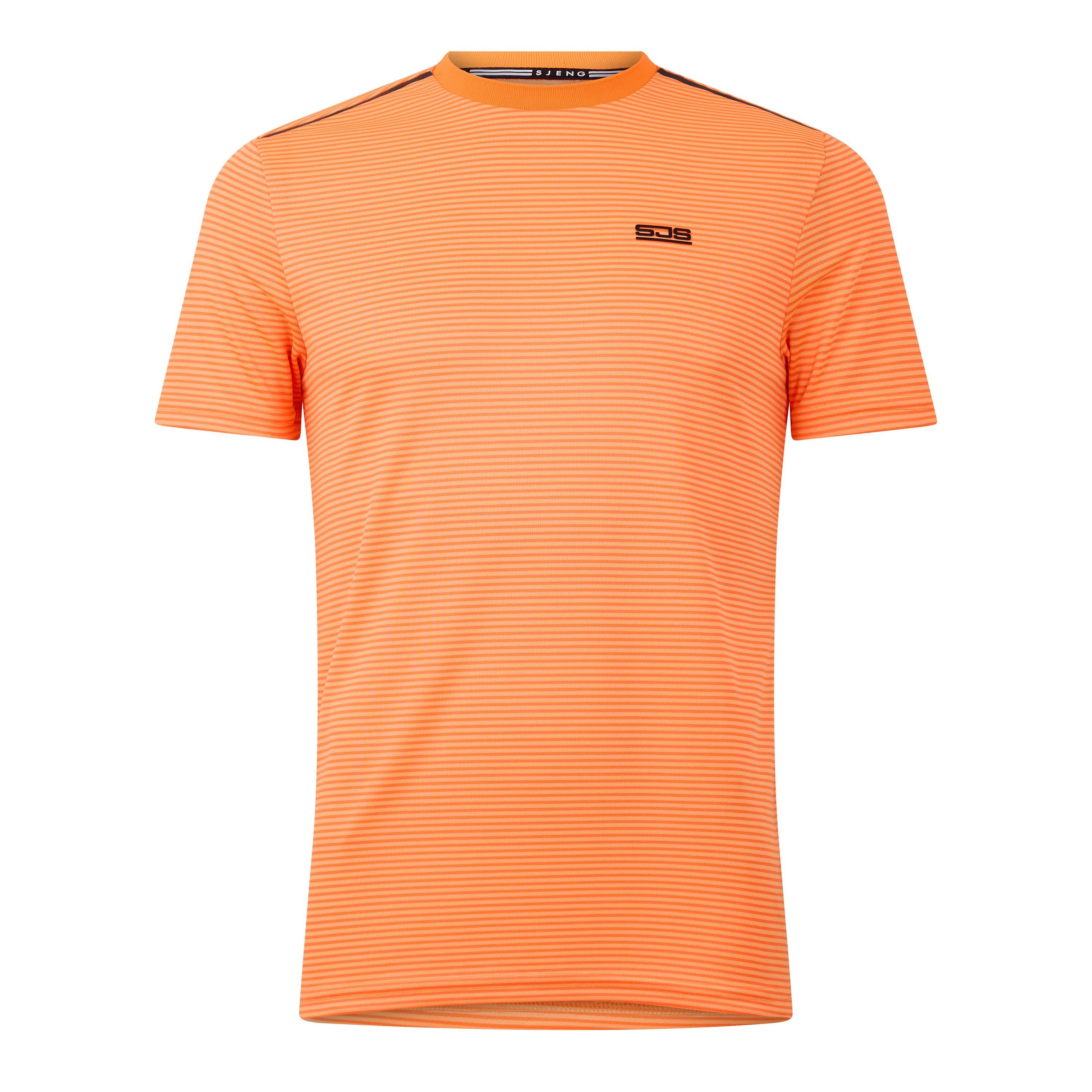 Orange - Sjeng Sports - Men's Tex Tee Short Sleeve Performance T-Shirt - 1