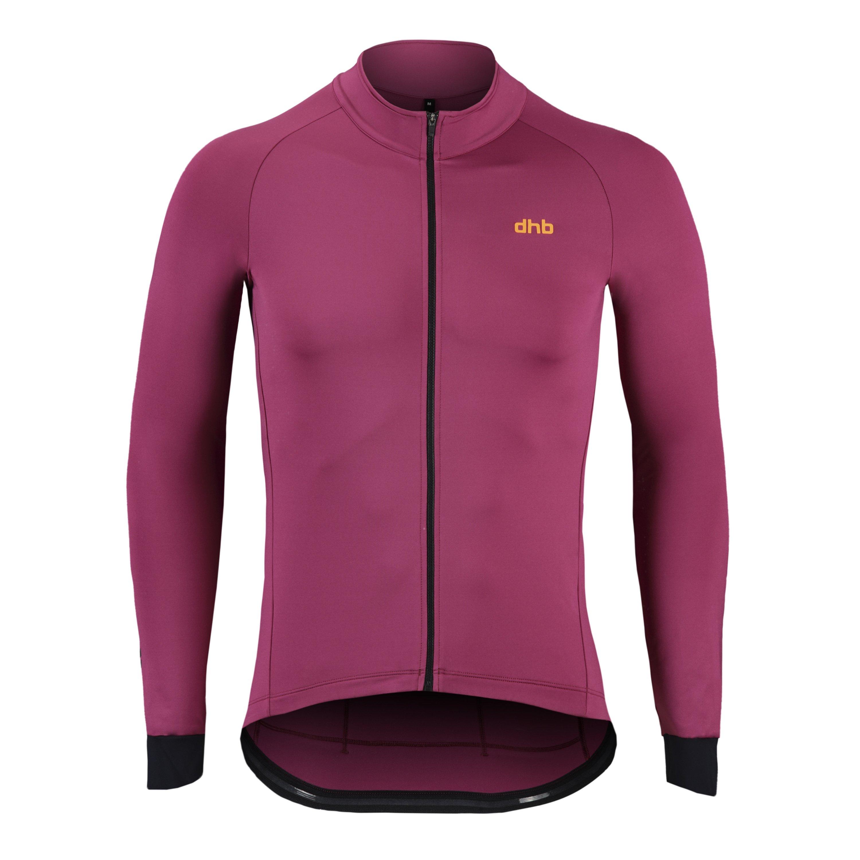 Dhb Men's Aeron Mid Long Sleeve Jersey - Rhubarb - X Large