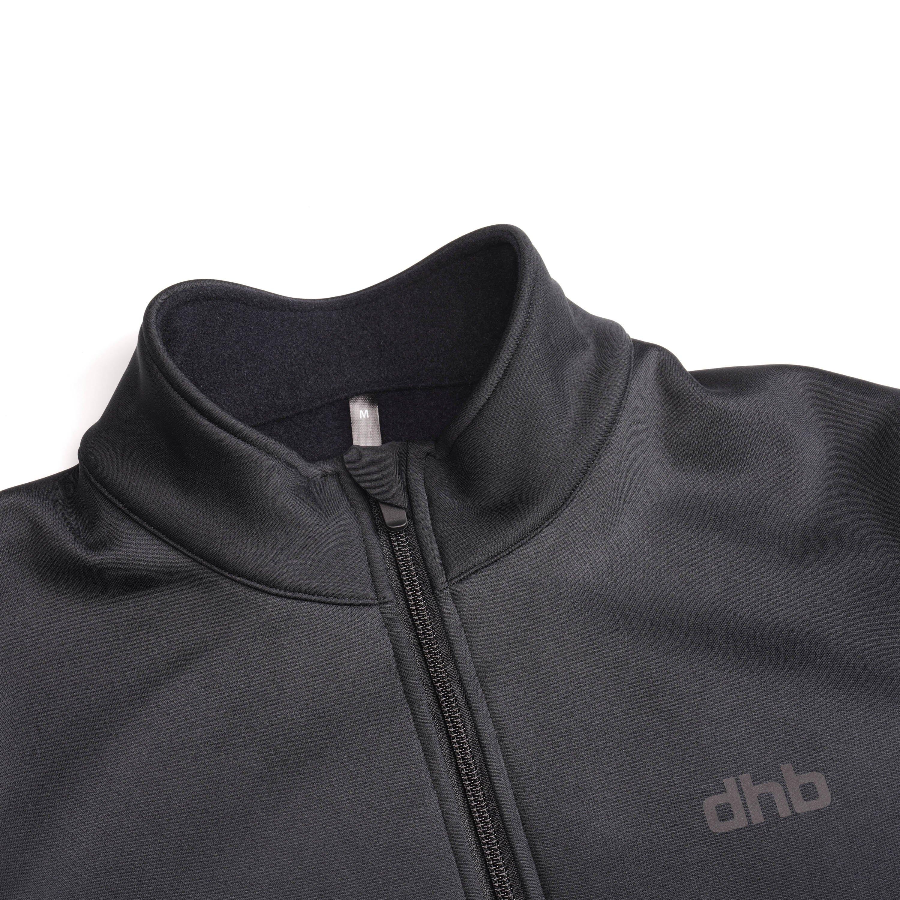 Black - Dhb - Men's Classic 3.0 Thermal Windproof Softshell Jacket - 4