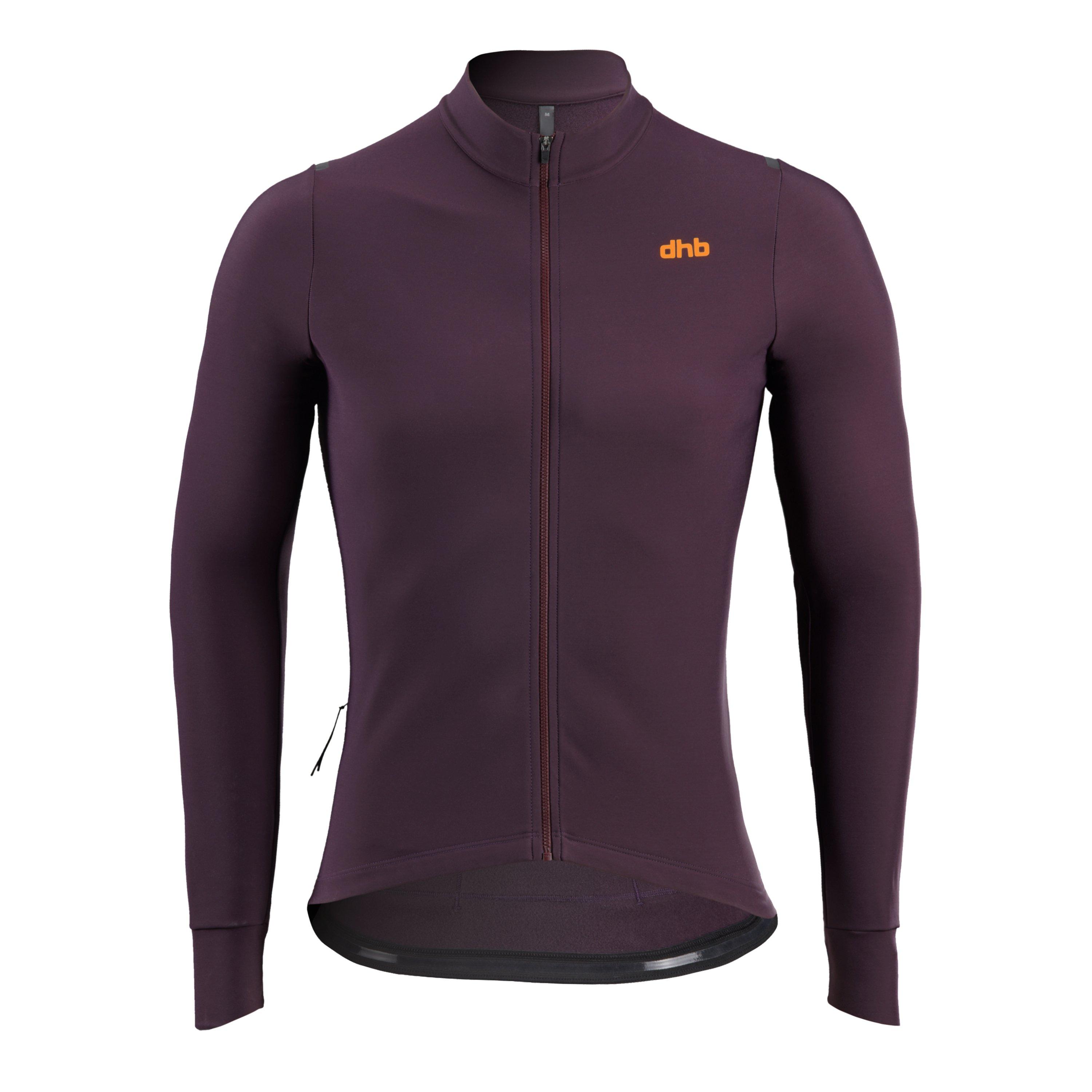 Perfect Plum - Dhb - dhb Aeron Mens WR Long Sleeve Jersey - 1