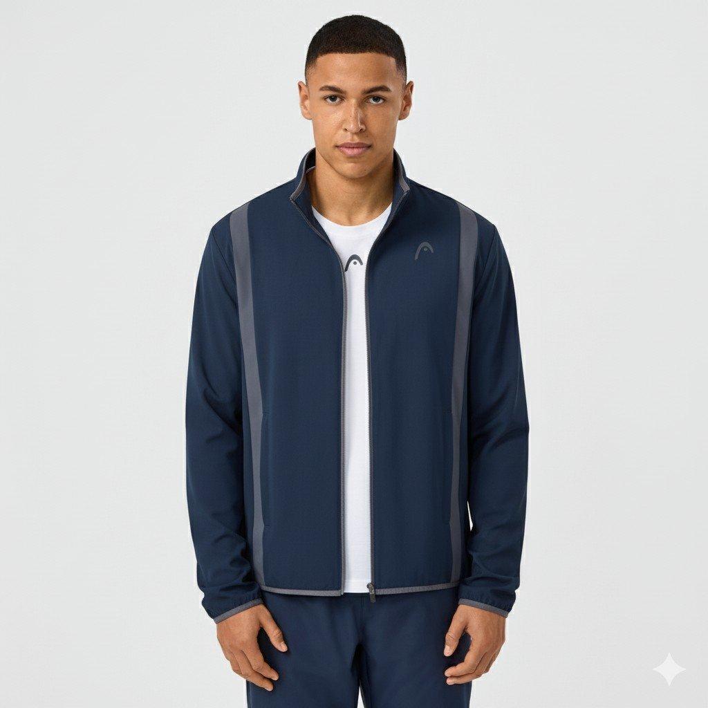 Lyle Q Zip Pulover Sn99 - HEAD - Club 25 Moisture-Wicking Performance Tennis Jacket - 3