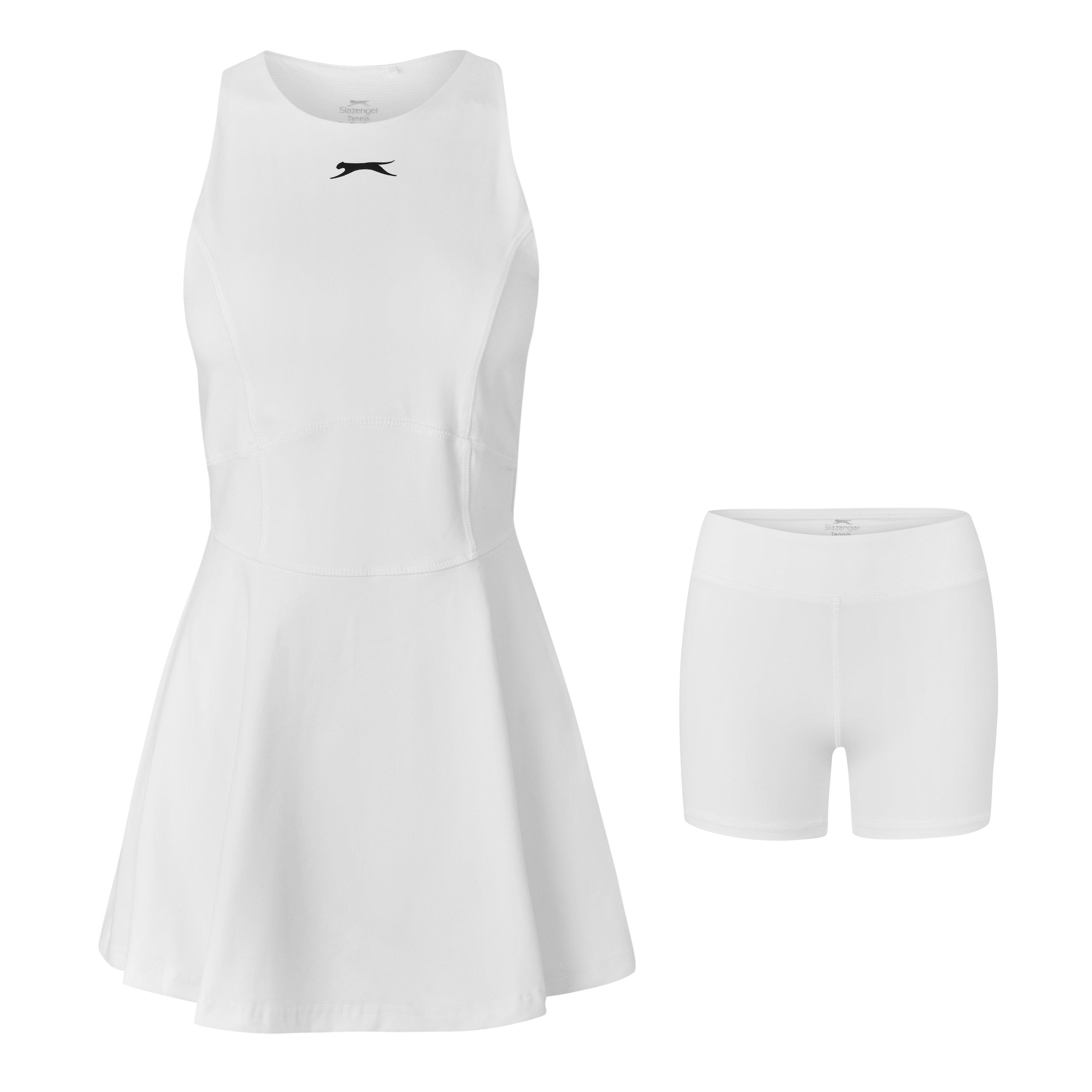 White - Slazenger - Tennis Dress Womens - 1
