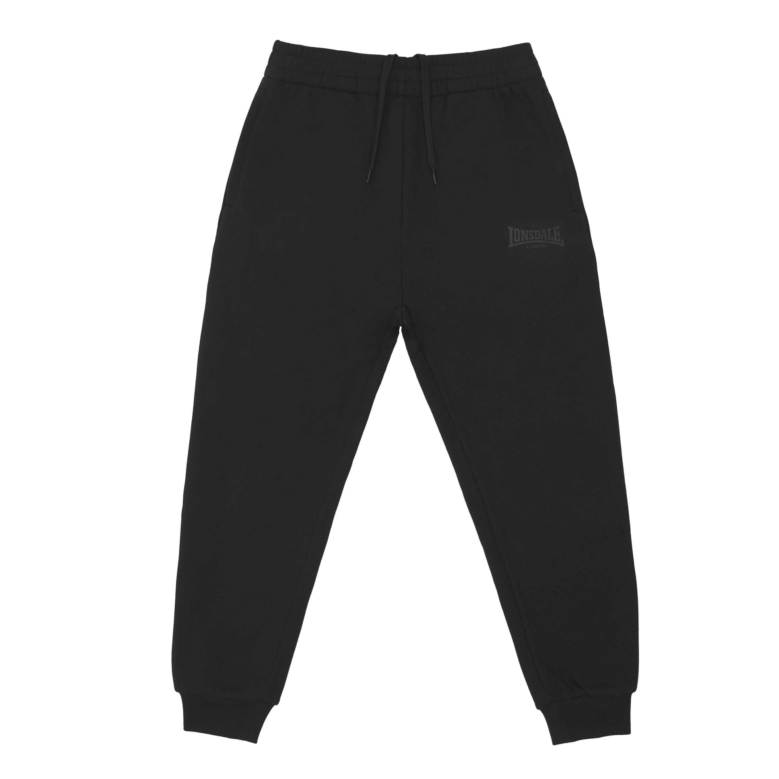 Black - Lonsdale - Fight Jogging Pants Mens - 1