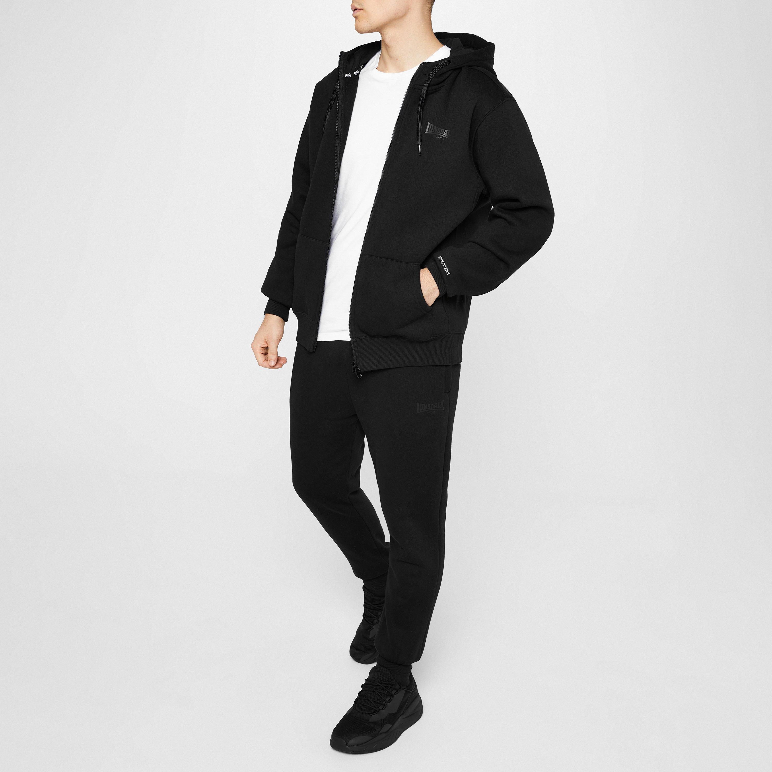 Zwart - Lonsdale - Fight Jogging Pants Mens - 3