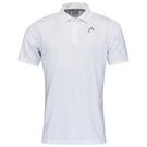 Weiß - HEAD - CLUB Tech Polo Shirt - 1