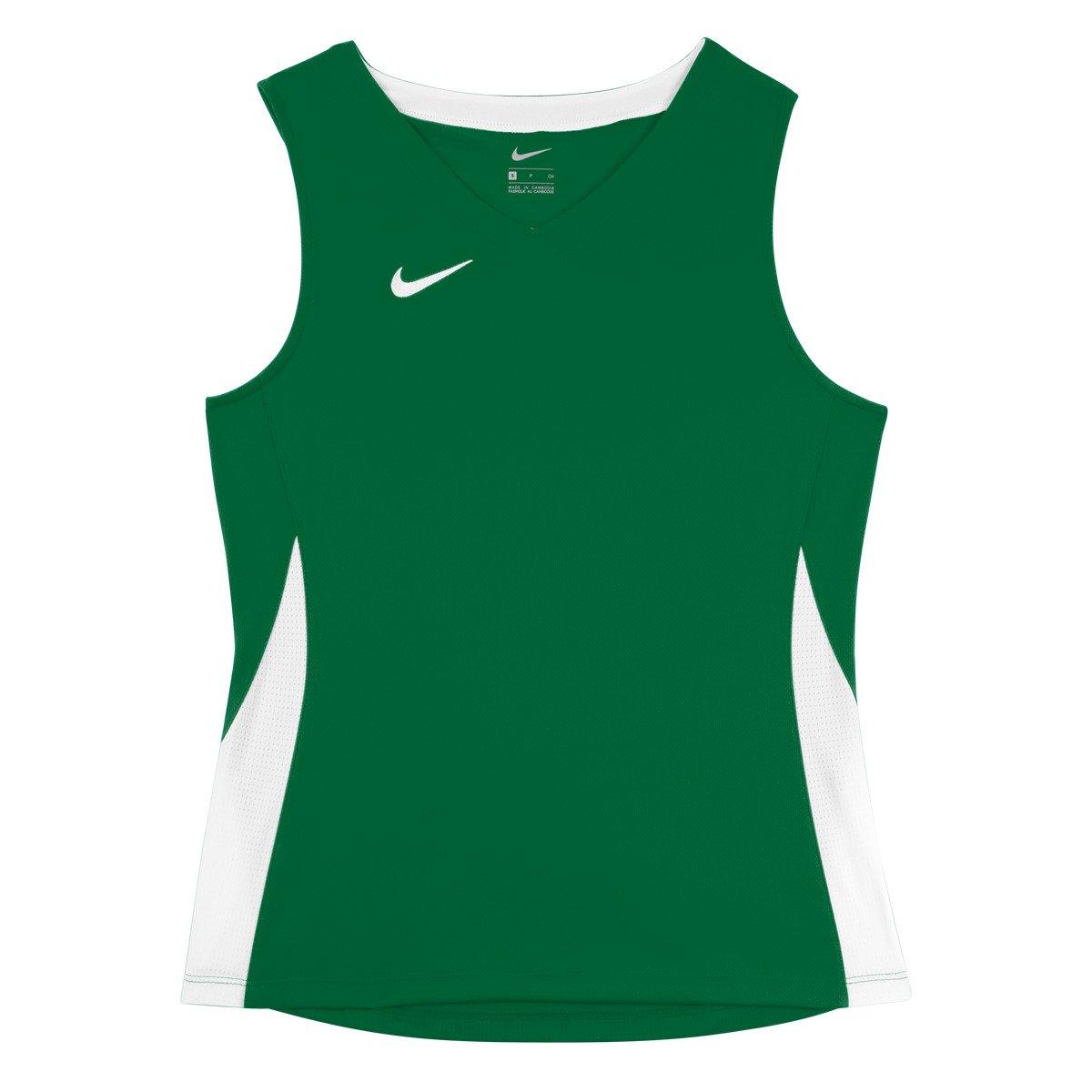 Green/White - Nike - Women's Performance Basketball Jersey - 4