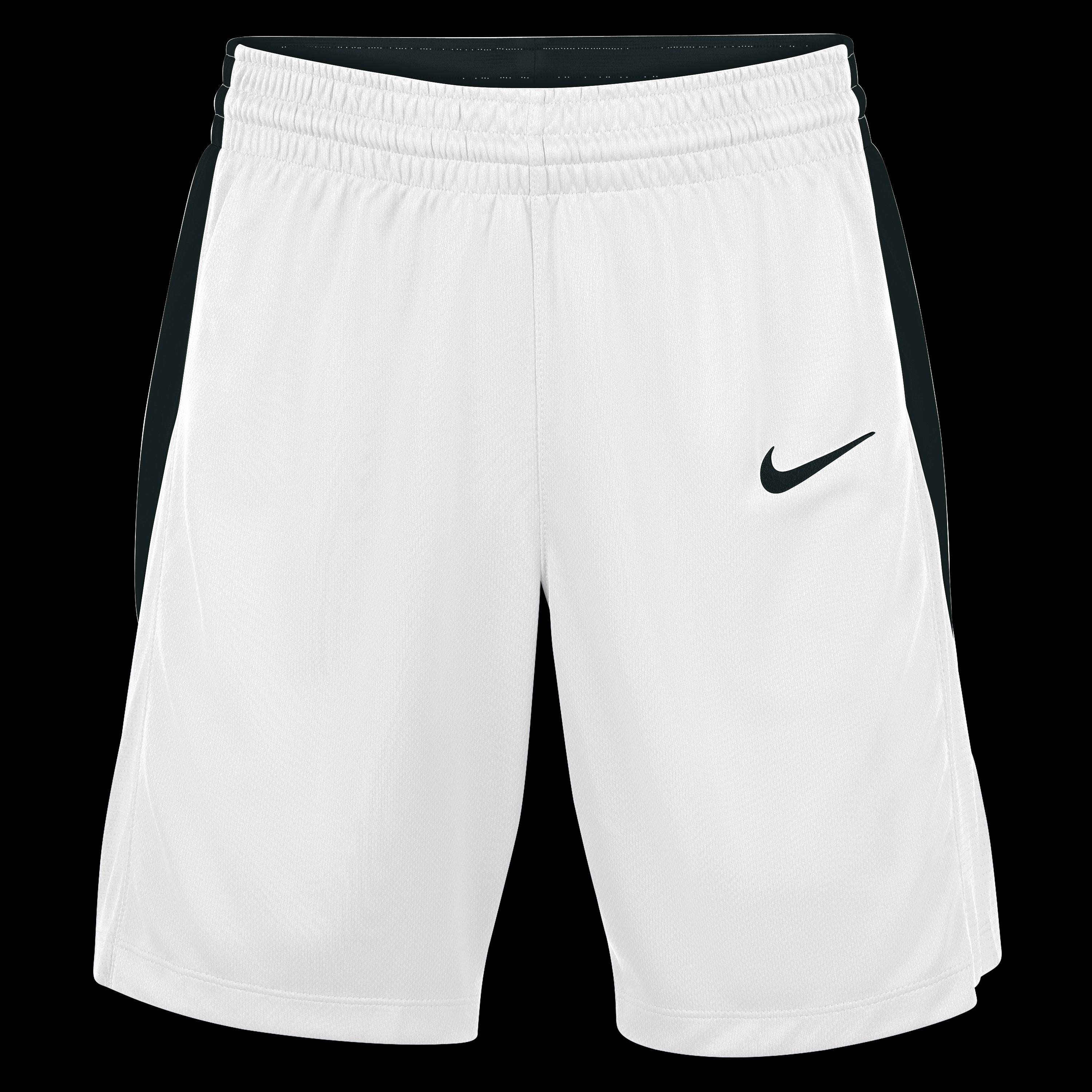 White/Black - Nike - Women's Basketball Shorts - 2