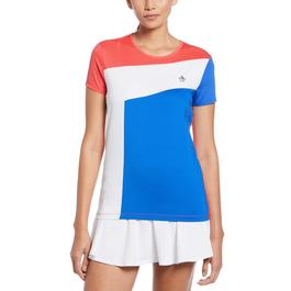 Original Penguin Original Penguin Asym Block T-Shirt Womens