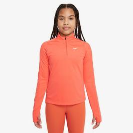 Nike Older Girls DRI FIT Long Sleeve Half Zip