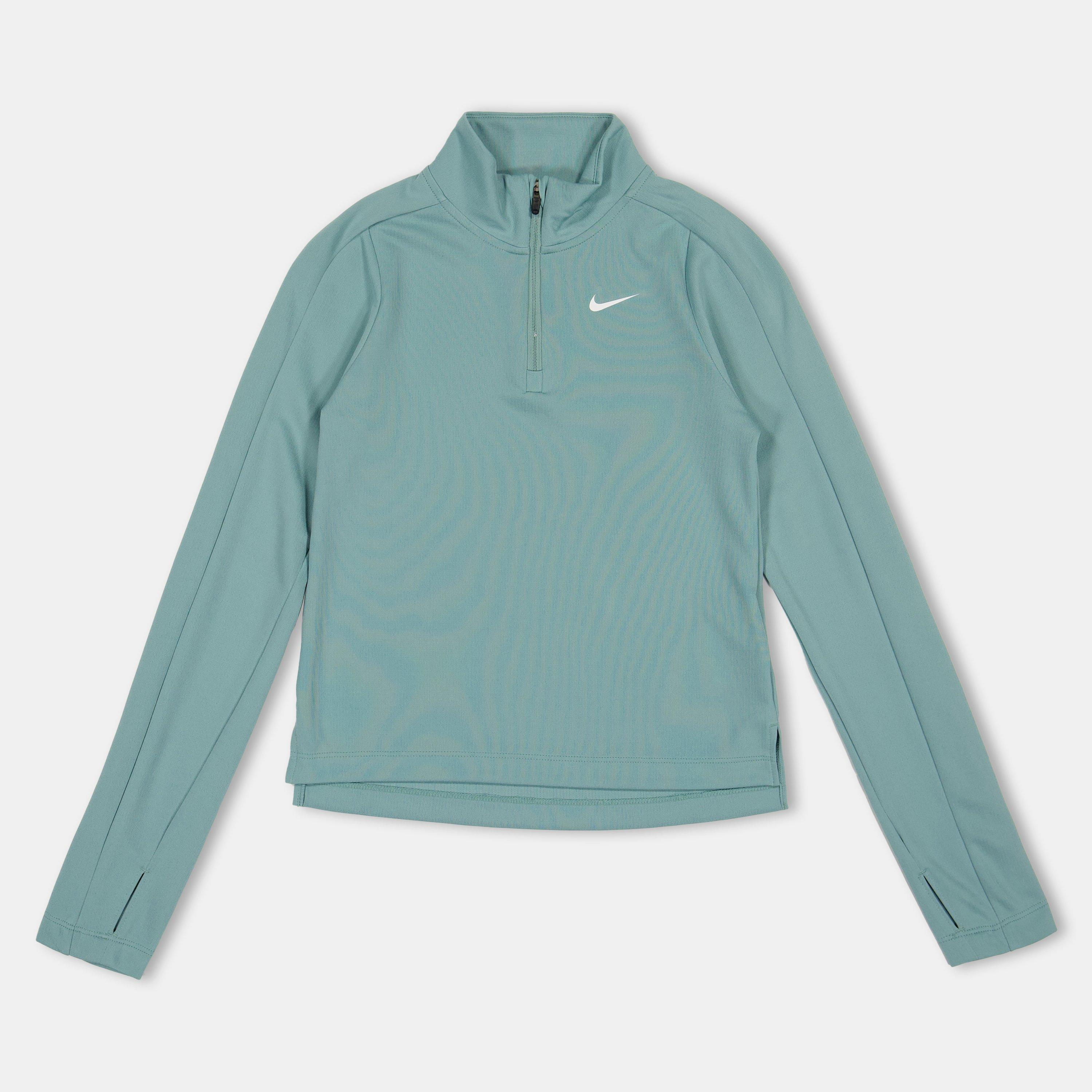 Nike Older Girls DRI-FIT Long Sleeve Half Zip