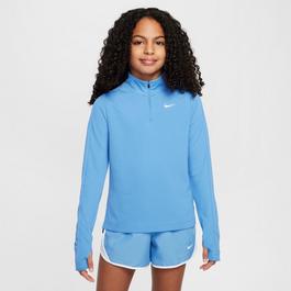 Nike Older Girls DRI FIT Long Sleeve Half Zip