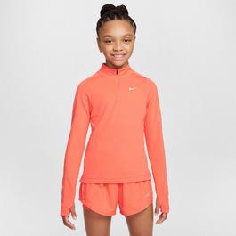 Nike Older Girls DRI FIT Long Sleeve Half Zip