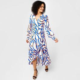 Biba Printed Wrap Dress