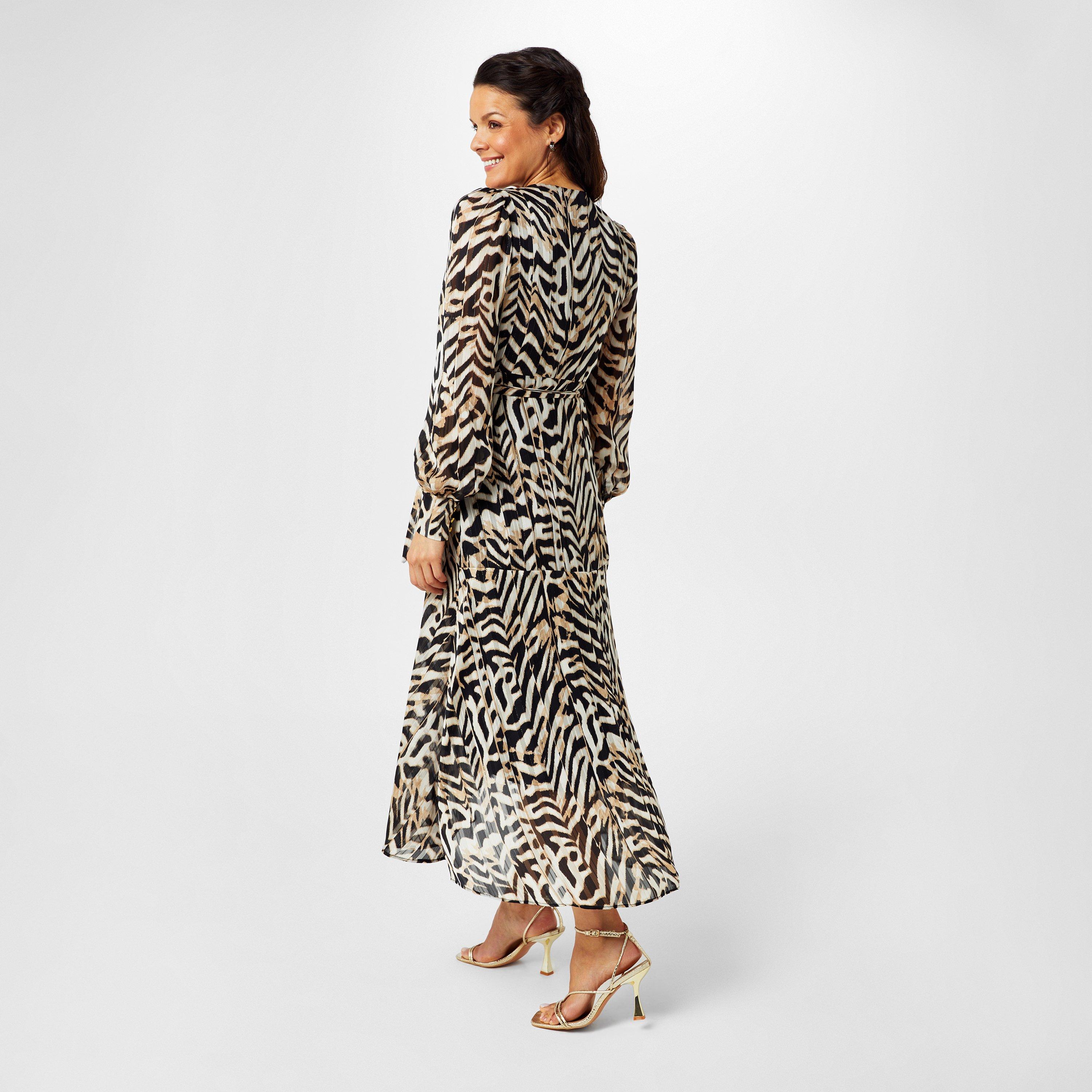 Animal Lurex - Biba - Biba Printed Wrap Dress - 2