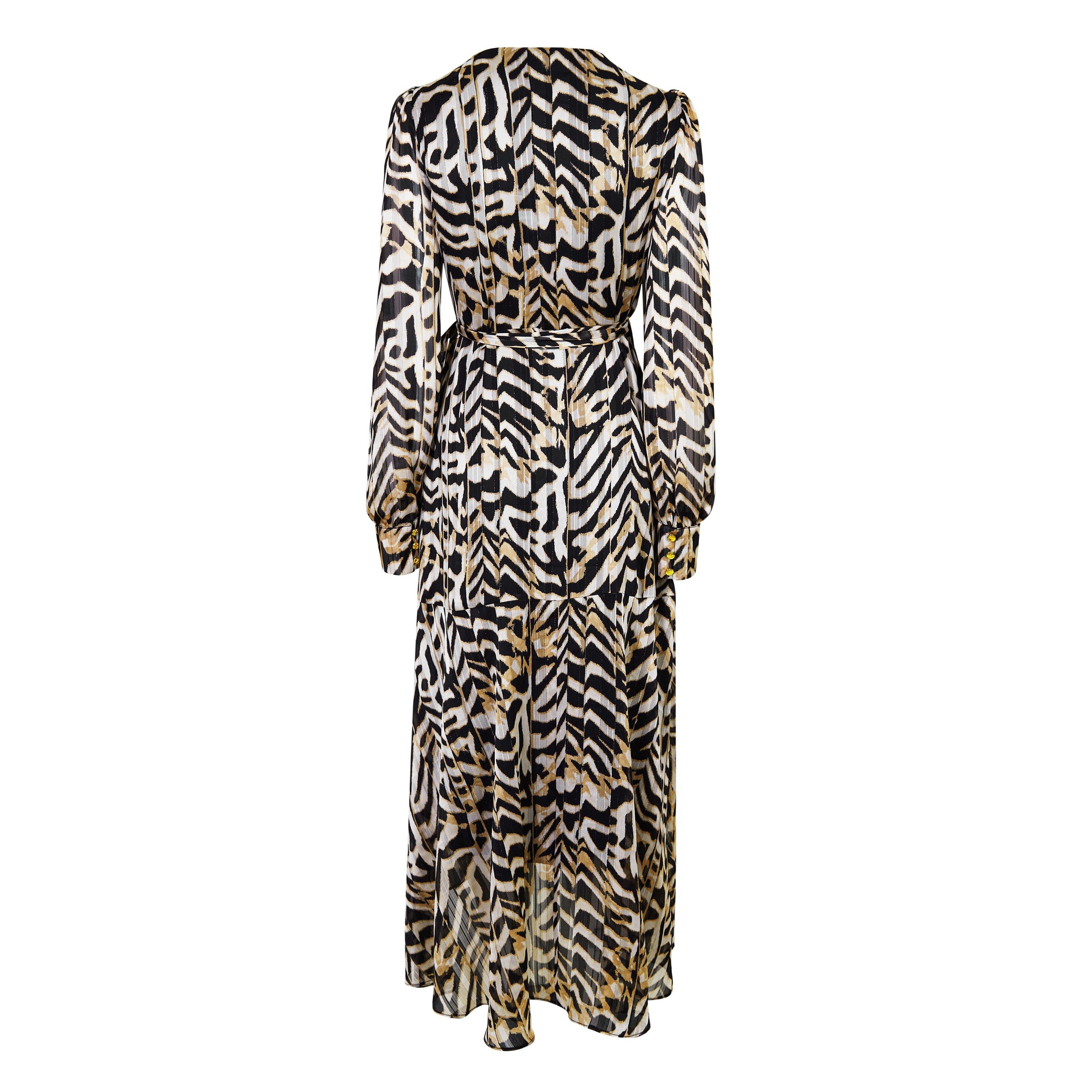 Animal Lurex - Biba - Biba Printed Wrap Dress - 5